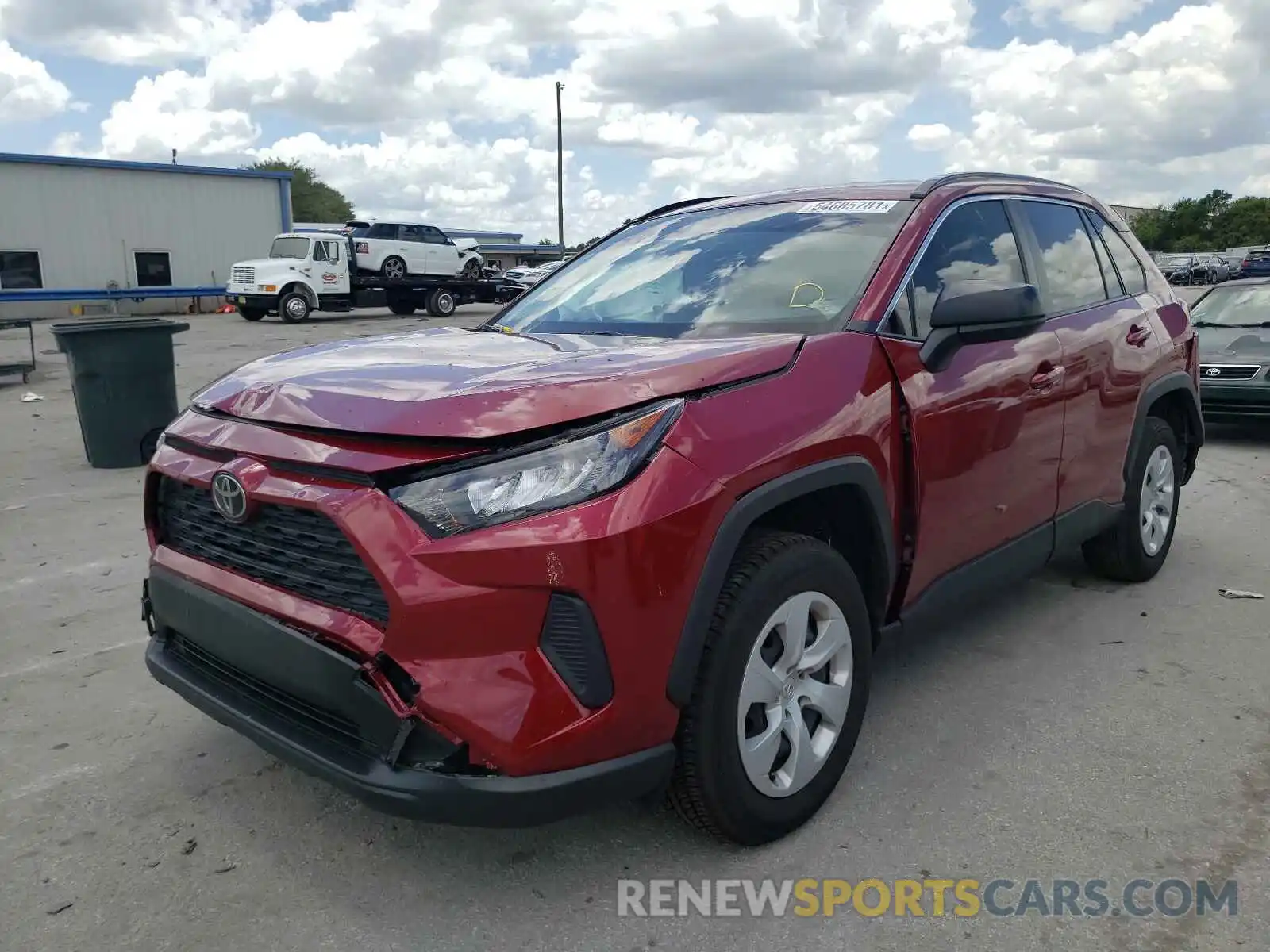 2 Photograph of a damaged car JTMH1RFV8KD041706 TOYOTA RAV4 2019