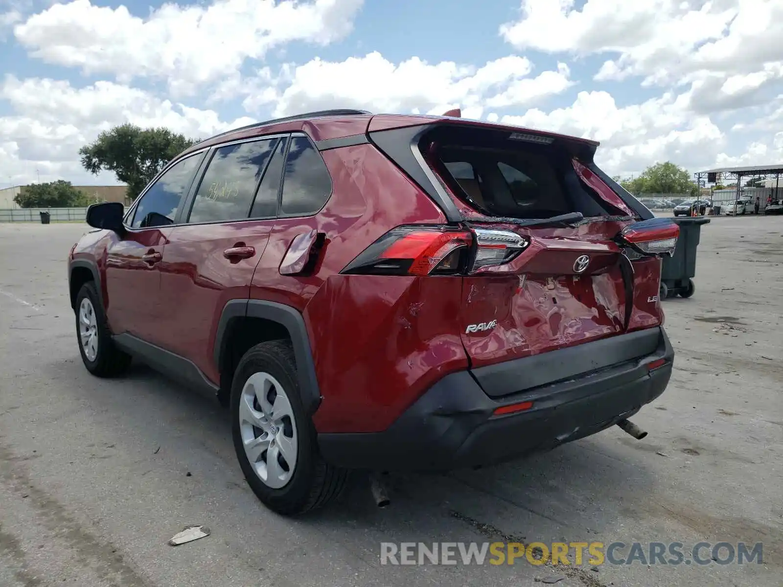 3 Photograph of a damaged car JTMH1RFV8KD041706 TOYOTA RAV4 2019