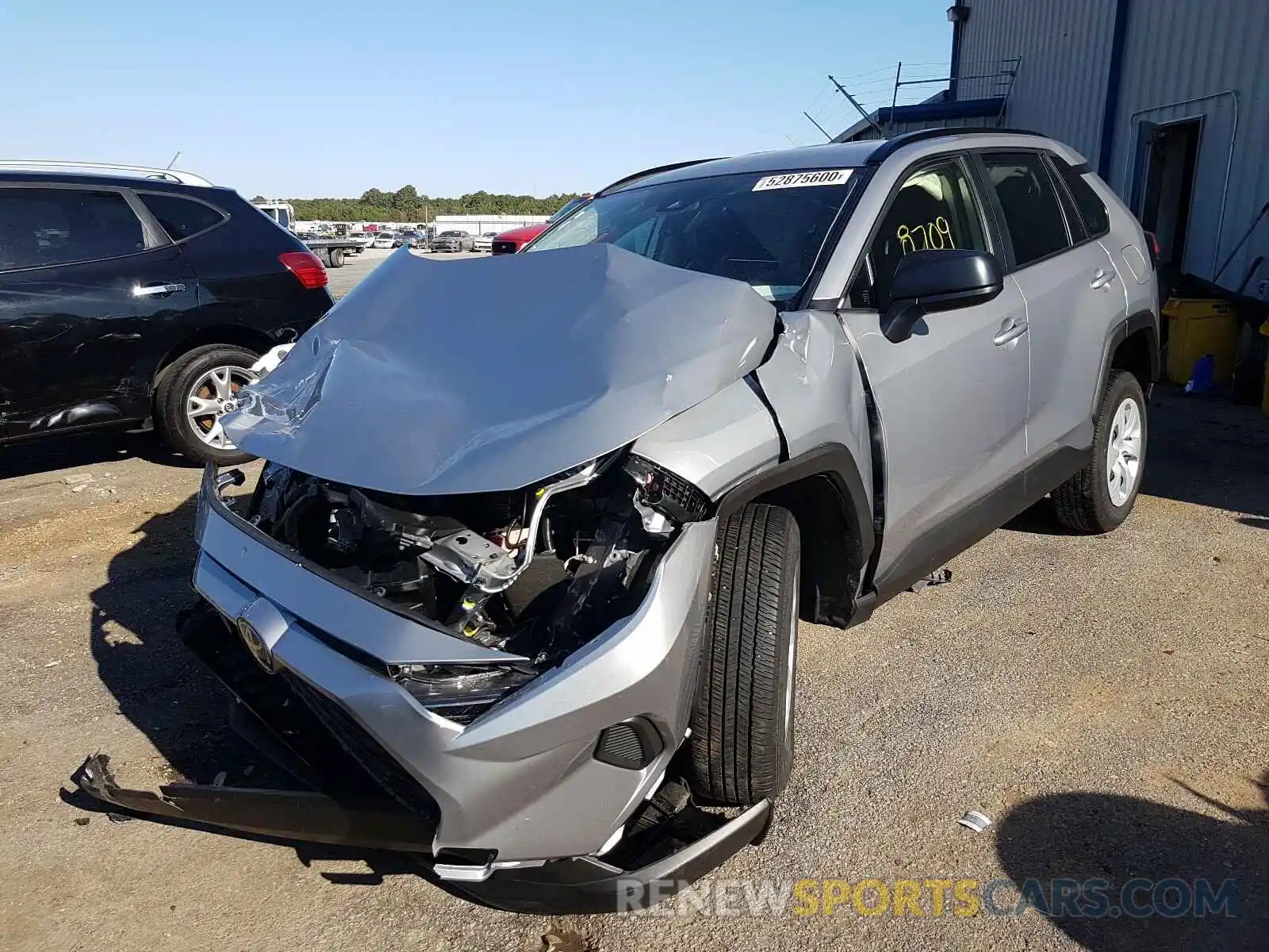 2 Photograph of a damaged car JTMH1RFV8KD500006 TOYOTA RAV4 2019