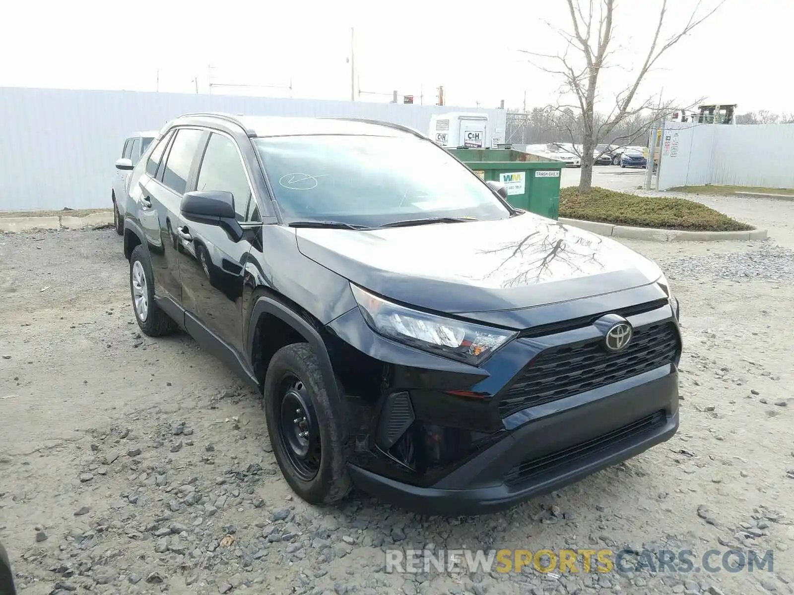 1 Photograph of a damaged car JTMH1RFV8KD502371 TOYOTA RAV4 2019