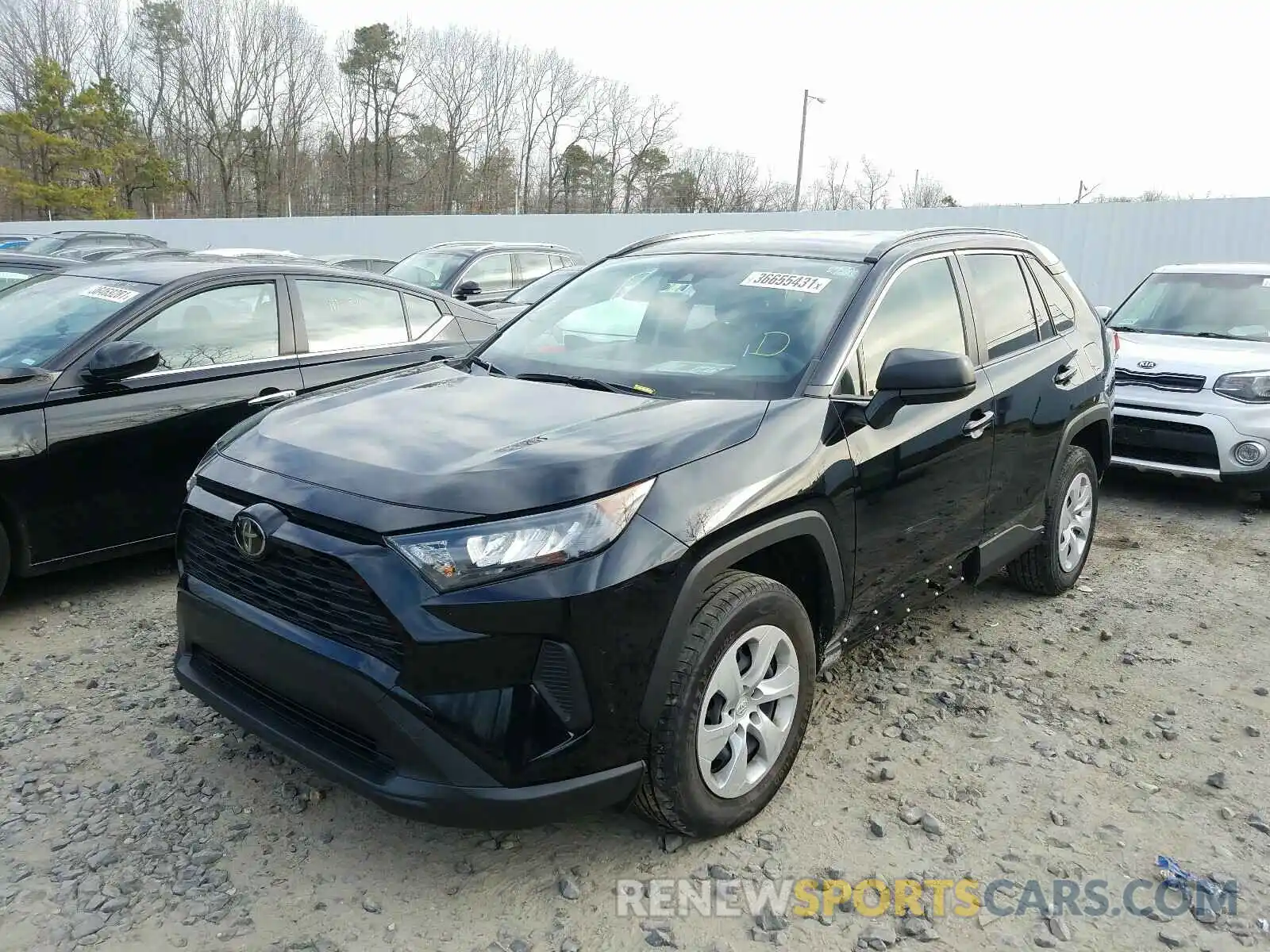 2 Photograph of a damaged car JTMH1RFV8KD502371 TOYOTA RAV4 2019