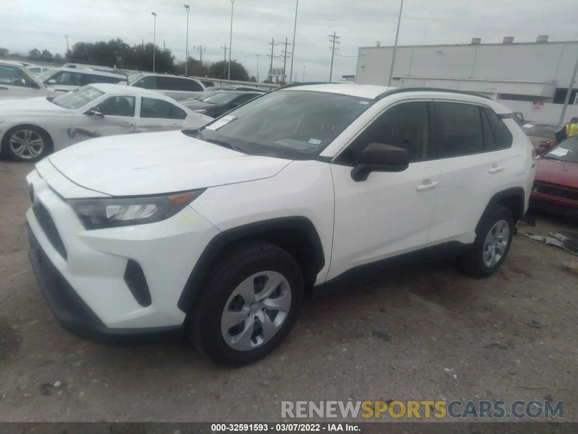 2 Photograph of a damaged car JTMH1RFV8KD506596 TOYOTA RAV4 2019