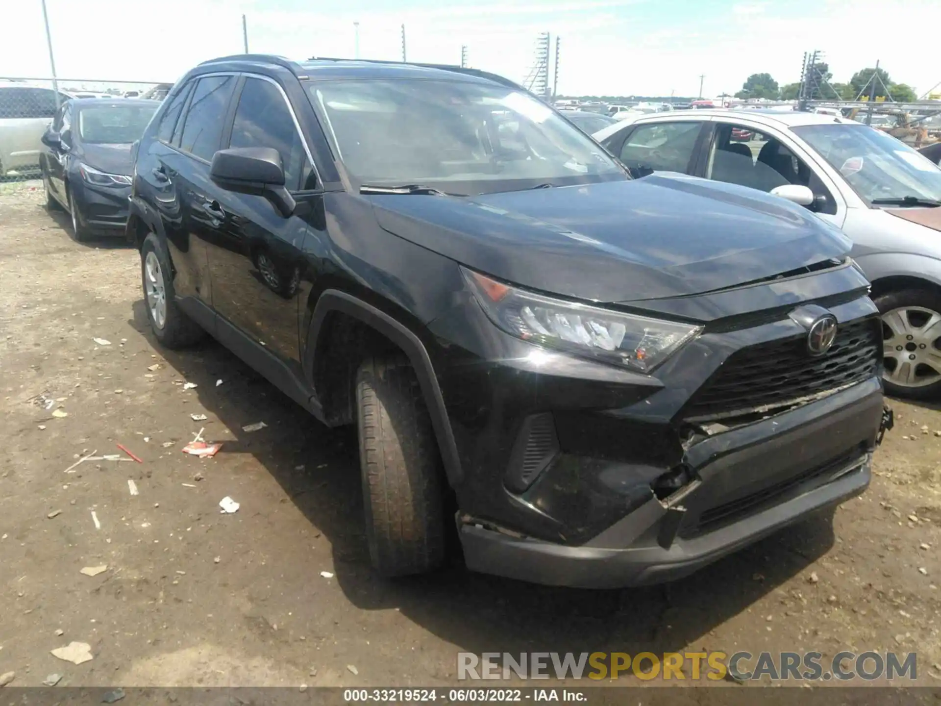 1 Фотография поврежденного автомобиля JTMH1RFV8KJ003166 TOYOTA RAV4 2019