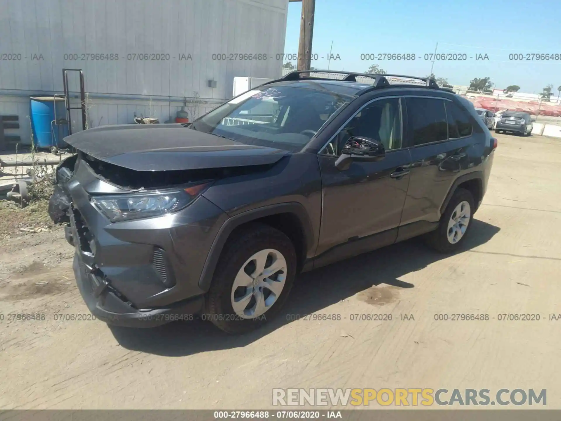 2 Фотография поврежденного автомобиля JTMH1RFV8KJ007816 TOYOTA RAV4 2019