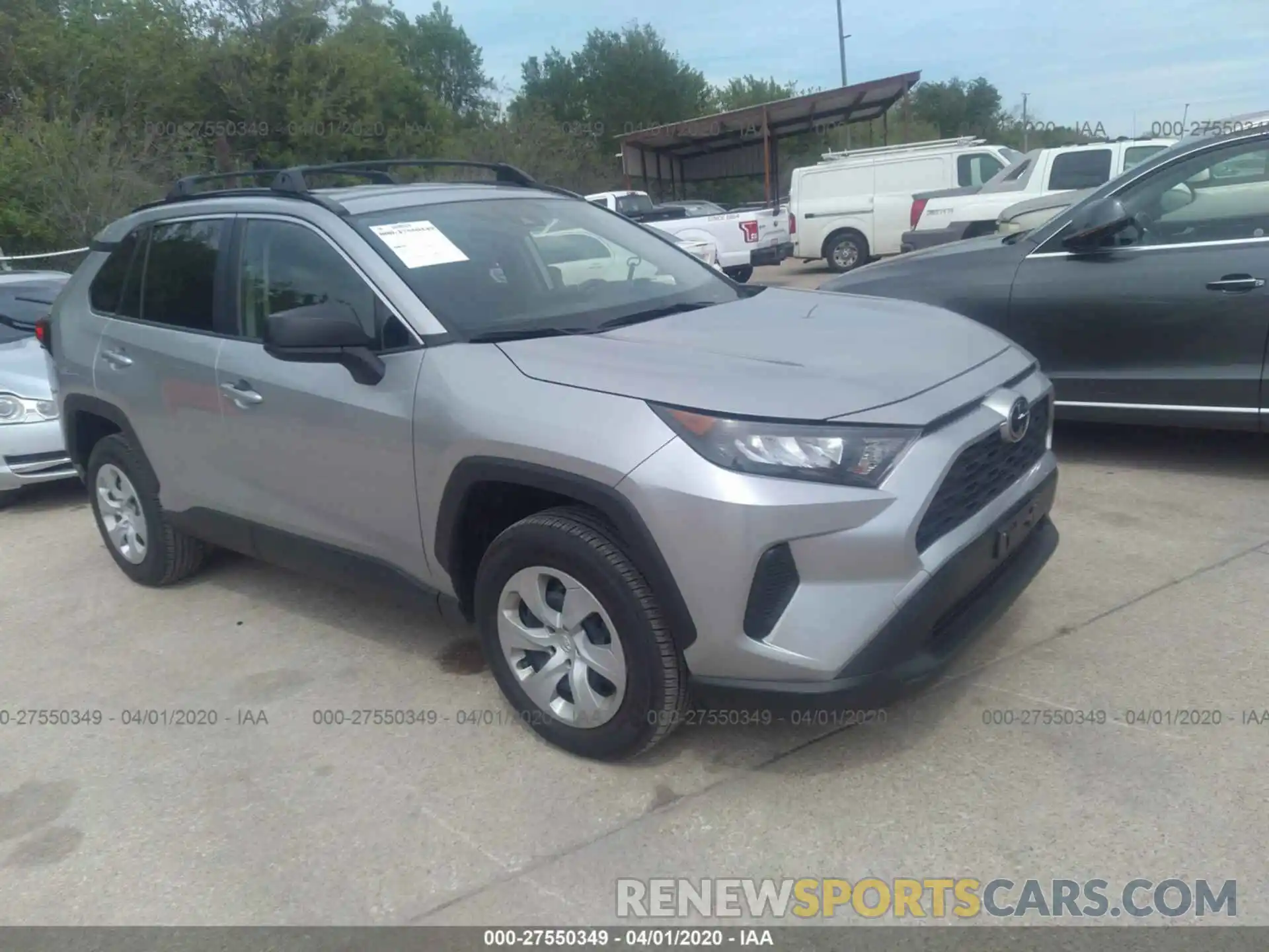 1 Фотография поврежденного автомобиля JTMH1RFV8KJ009727 TOYOTA RAV4 2019