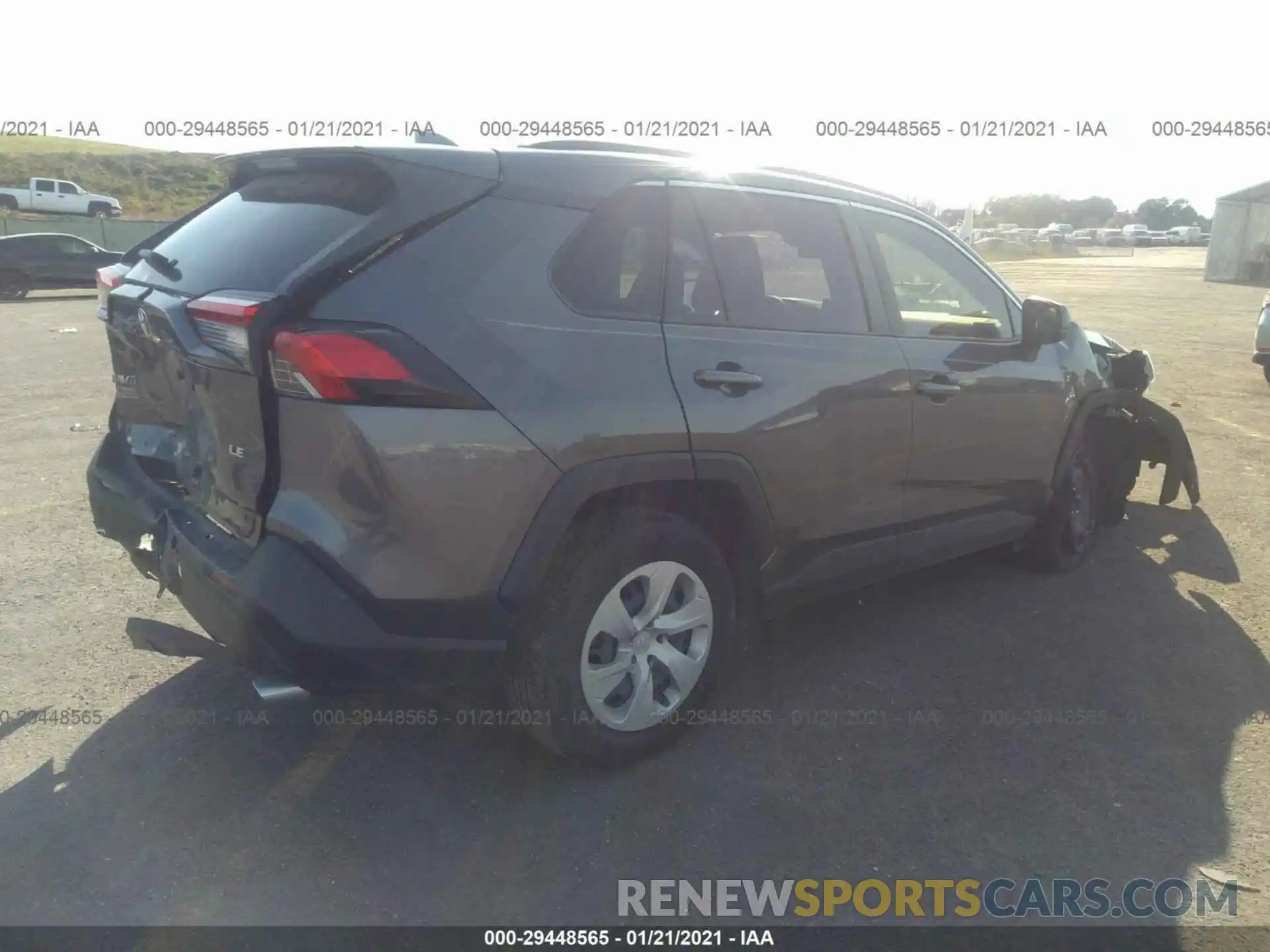 4 Photograph of a damaged car JTMH1RFV9KD005636 TOYOTA RAV4 2019