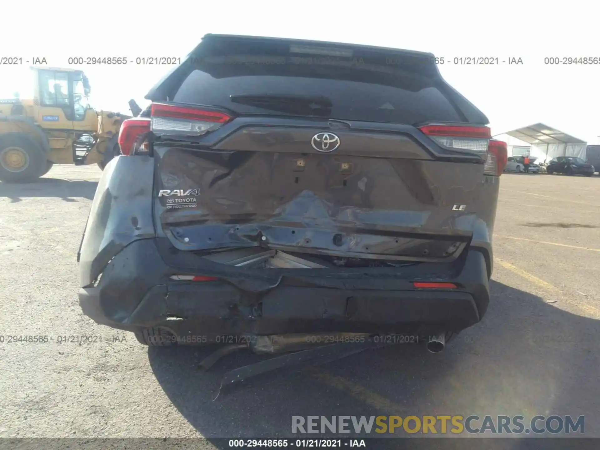 6 Photograph of a damaged car JTMH1RFV9KD005636 TOYOTA RAV4 2019