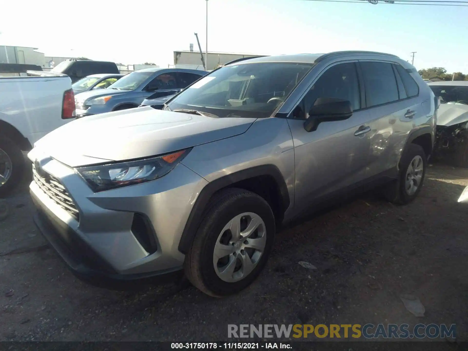 2 Photograph of a damaged car JTMH1RFV9KD007113 TOYOTA RAV4 2019