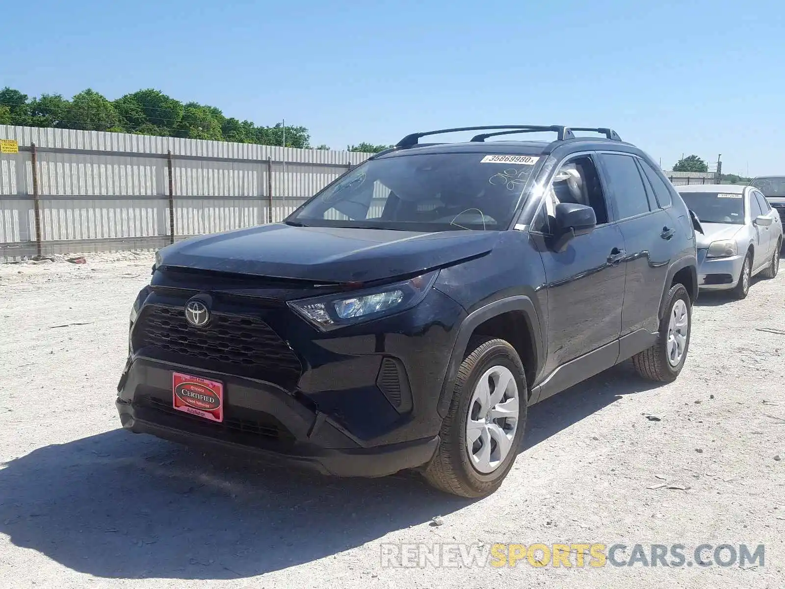 2 Фотография поврежденного автомобиля JTMH1RFV9KD010917 TOYOTA RAV4 2019