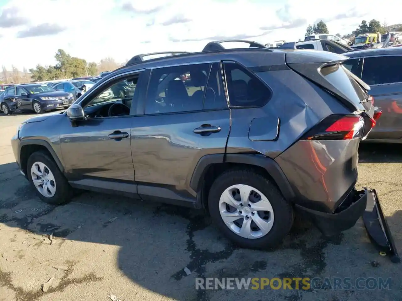 2 Photograph of a damaged car JTMH1RFV9KD019990 TOYOTA RAV4 2019