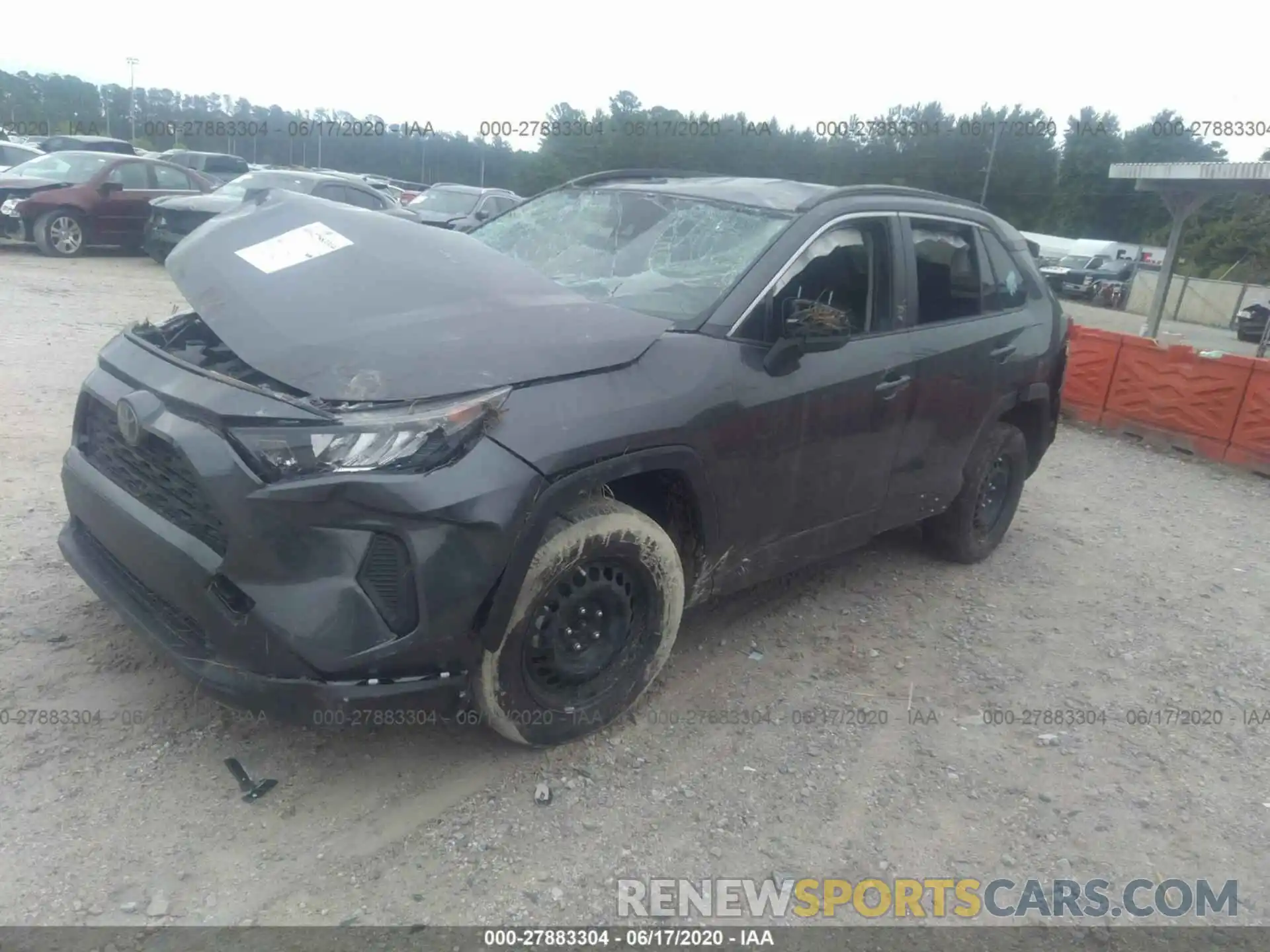 2 Photograph of a damaged car JTMH1RFV9KD021500 TOYOTA RAV4 2019