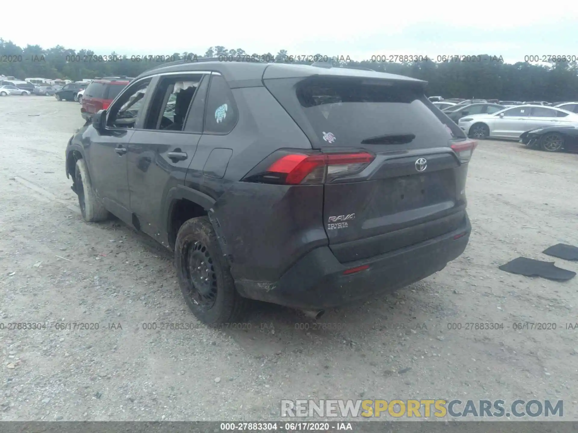 3 Фотография поврежденного автомобиля JTMH1RFV9KD021500 TOYOTA RAV4 2019