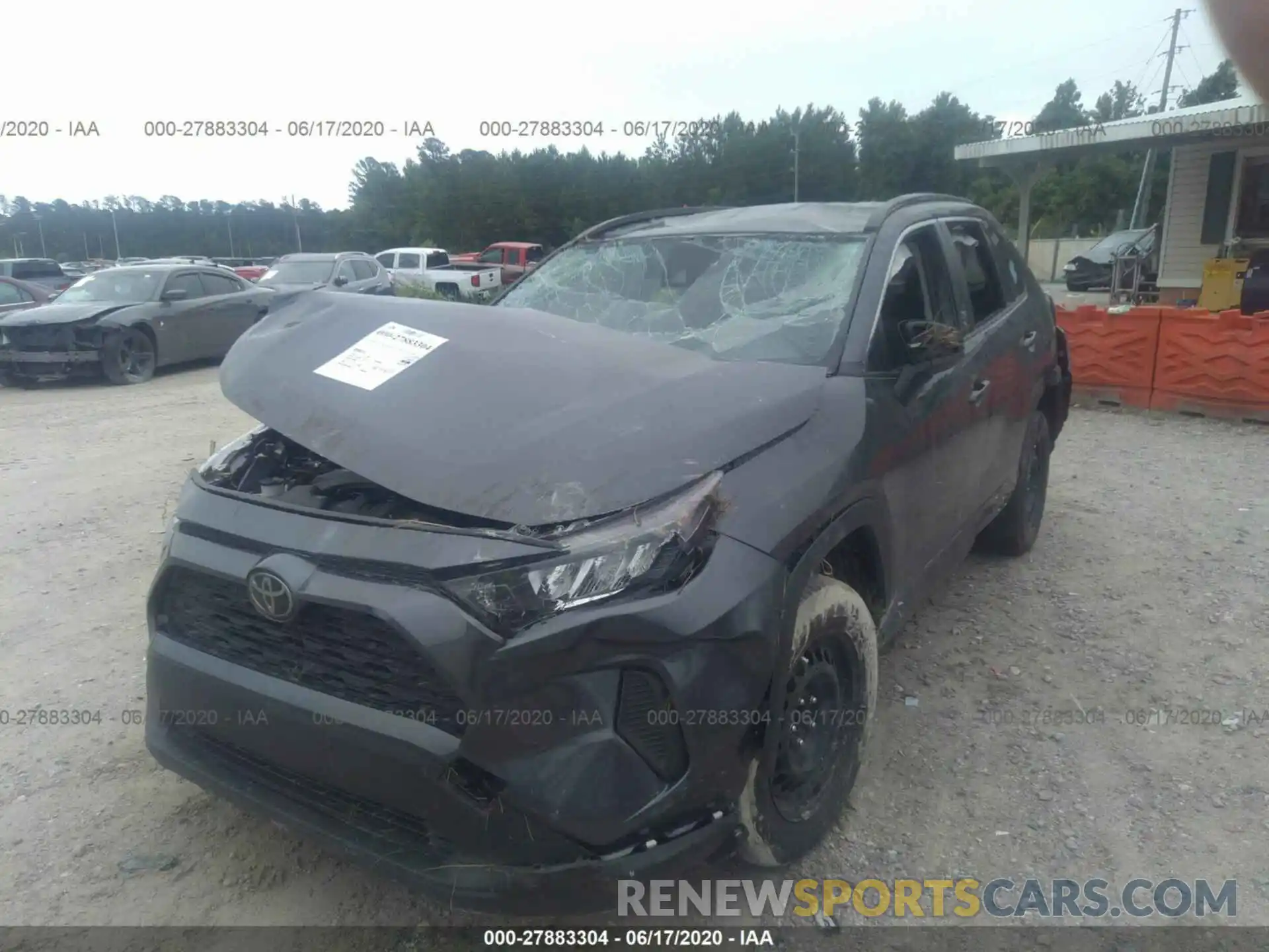 6 Photograph of a damaged car JTMH1RFV9KD021500 TOYOTA RAV4 2019