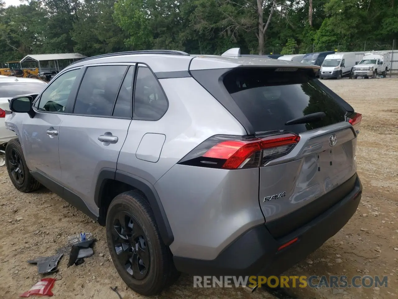 3 Фотография поврежденного автомобиля JTMH1RFV9KD030360 TOYOTA RAV4 2019