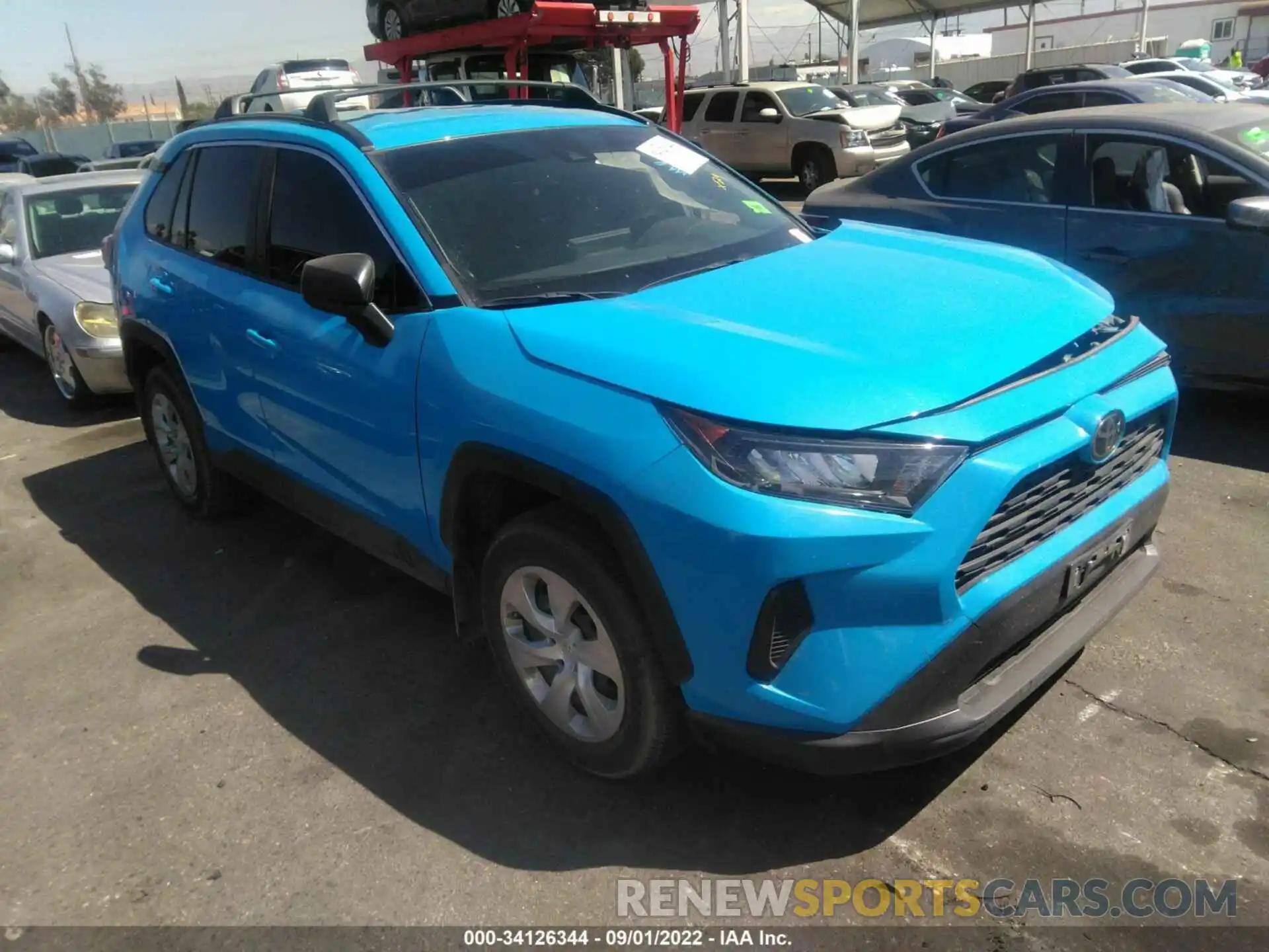 1 Фотография поврежденного автомобиля JTMH1RFV9KD030715 TOYOTA RAV4 2019