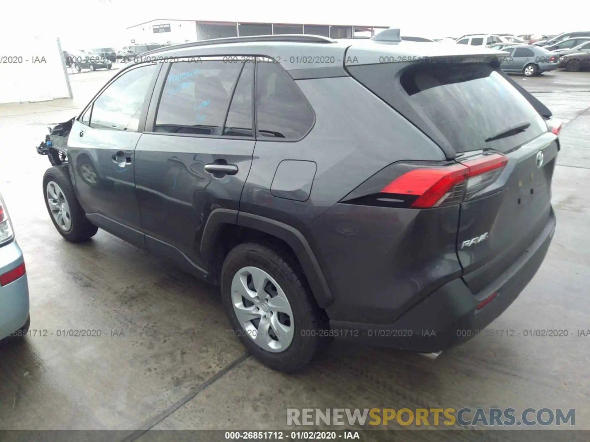 3 Photograph of a damaged car JTMH1RFV9KD036966 TOYOTA RAV4 2019