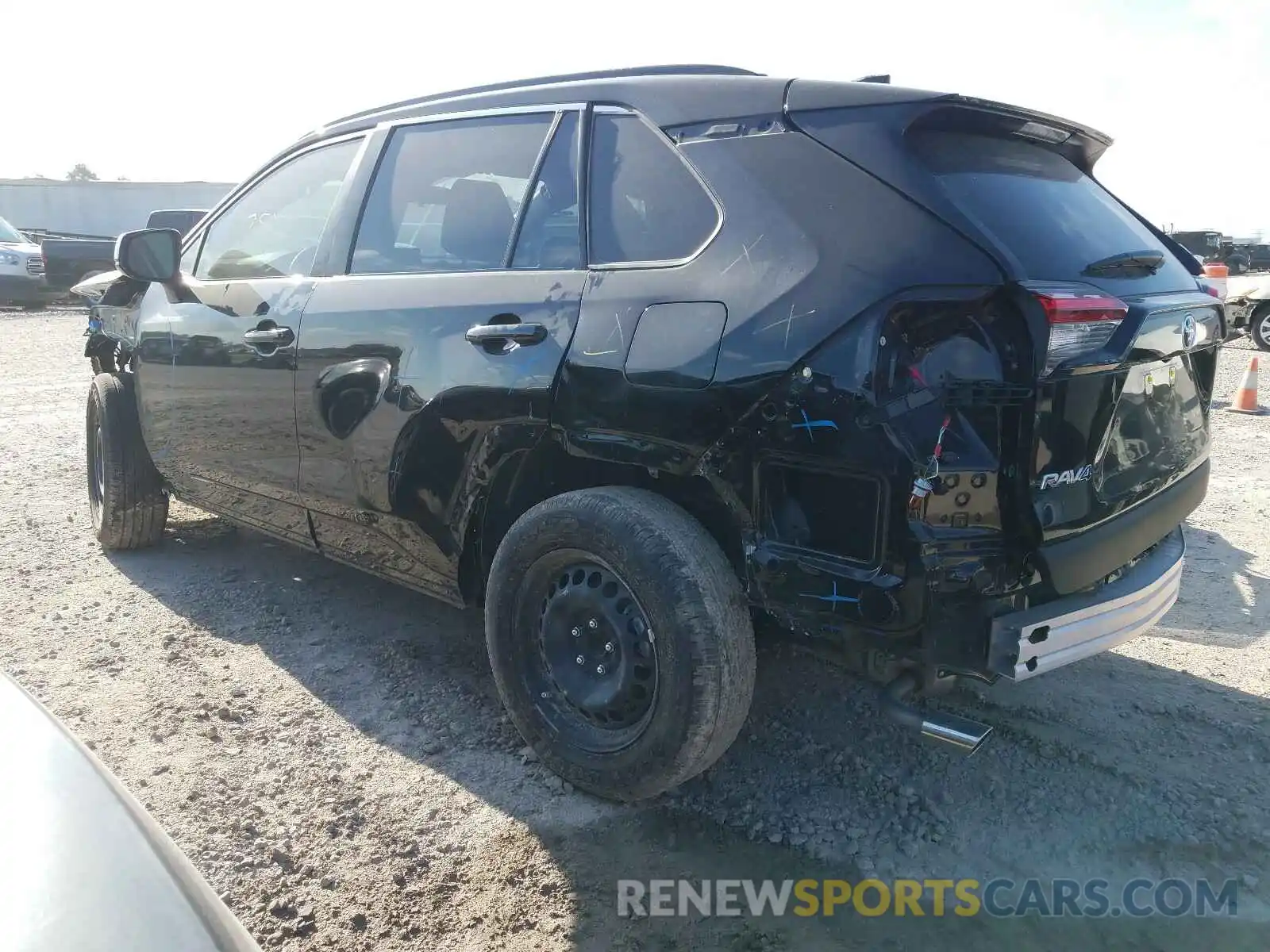 3 Photograph of a damaged car JTMH1RFV9KD037101 TOYOTA RAV4 2019