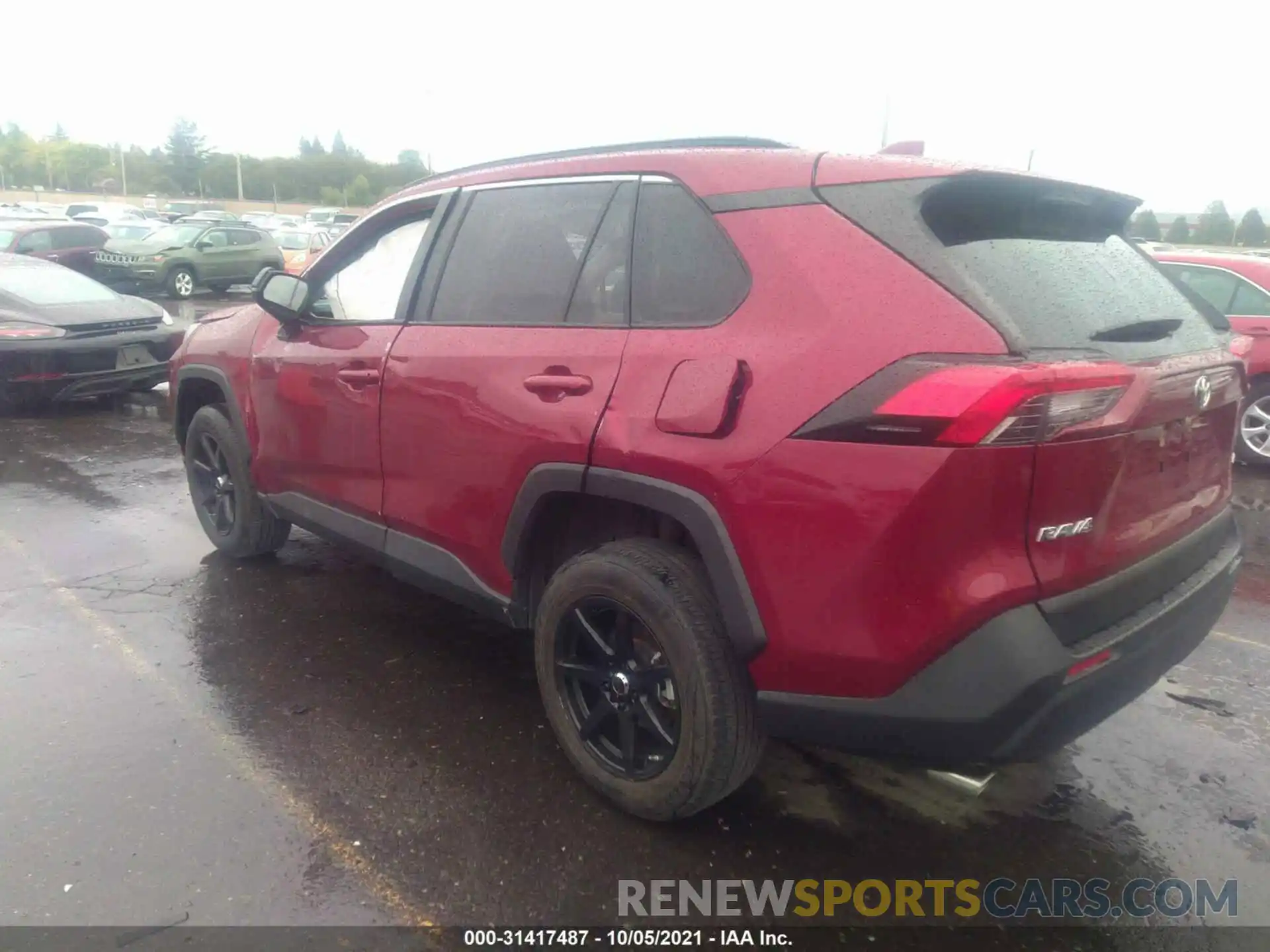 3 Фотография поврежденного автомобиля JTMH1RFV9KD500421 TOYOTA RAV4 2019