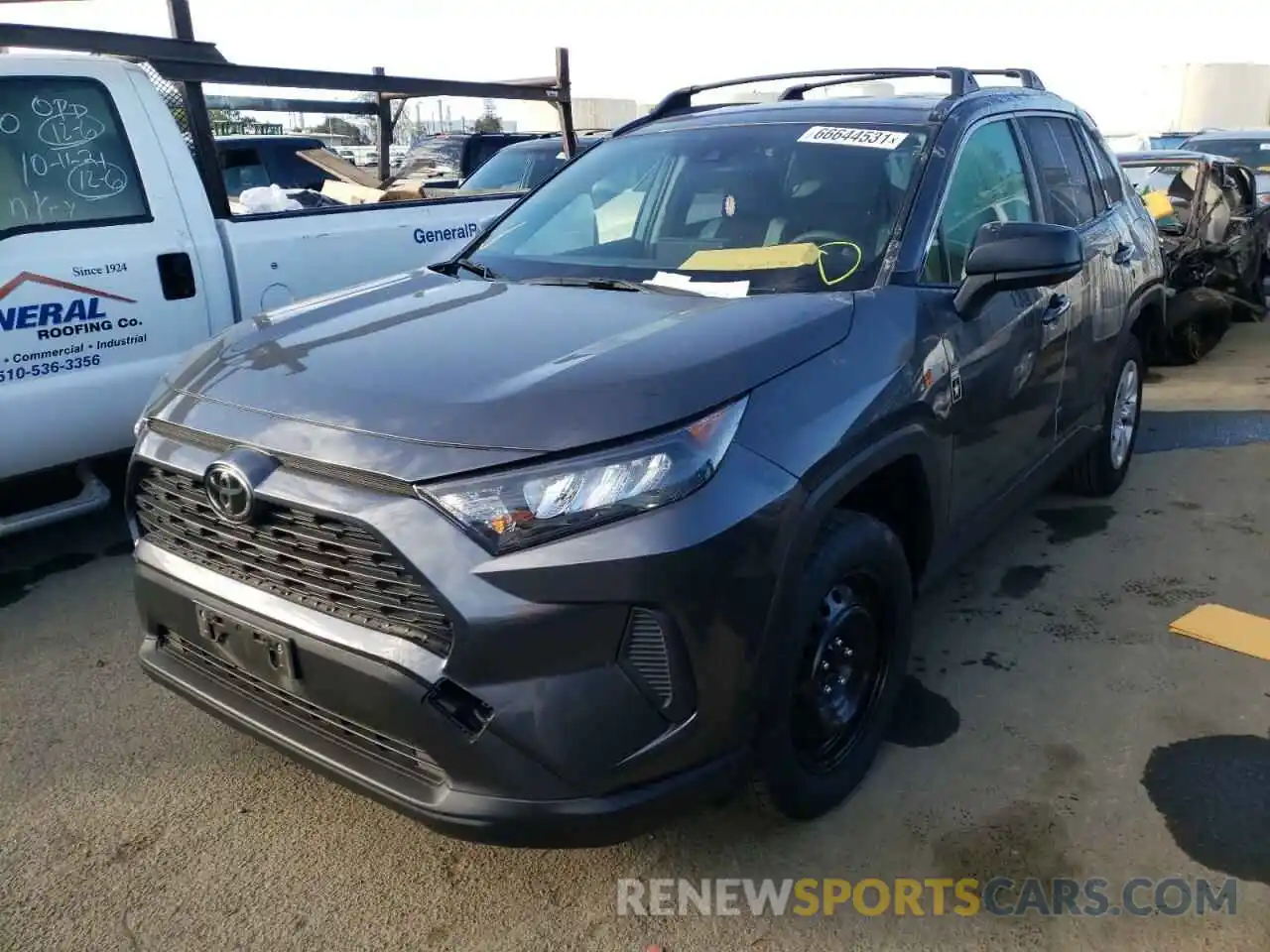 2 Photograph of a damaged car JTMH1RFV9KD501746 TOYOTA RAV4 2019