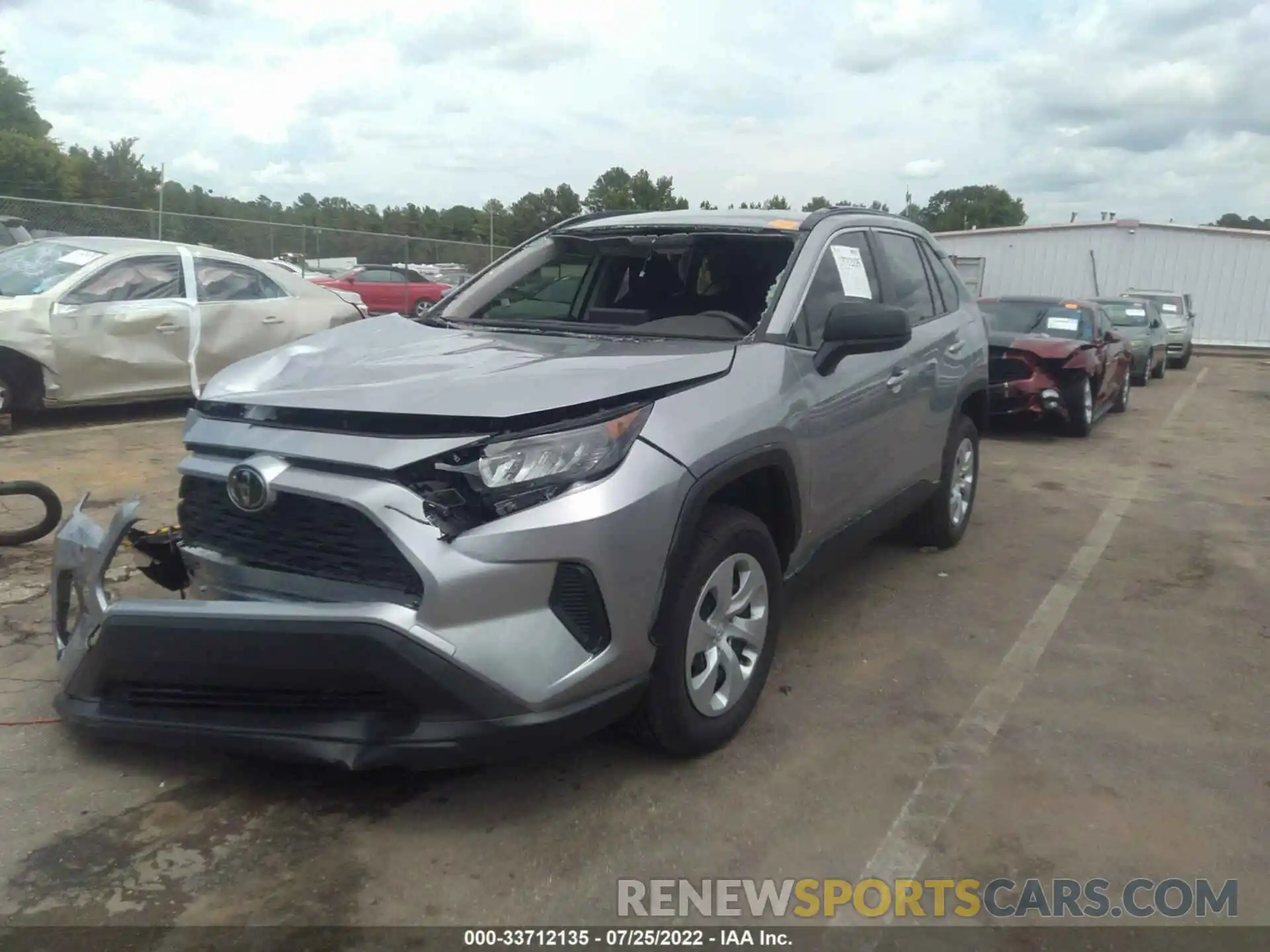 2 Фотография поврежденного автомобиля JTMH1RFV9KD509314 TOYOTA RAV4 2019