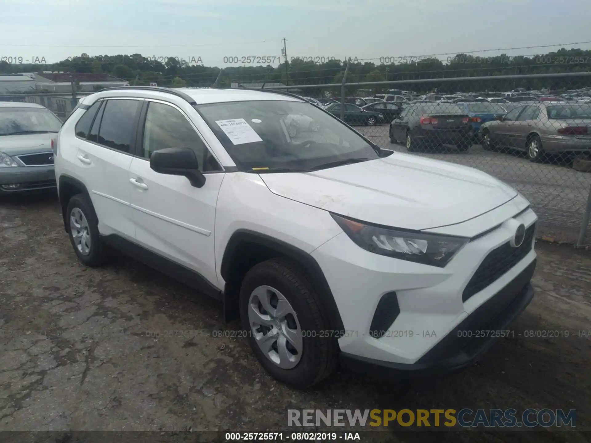 1 Photograph of a damaged car JTMH1RFV9KD513718 TOYOTA RAV4 2019