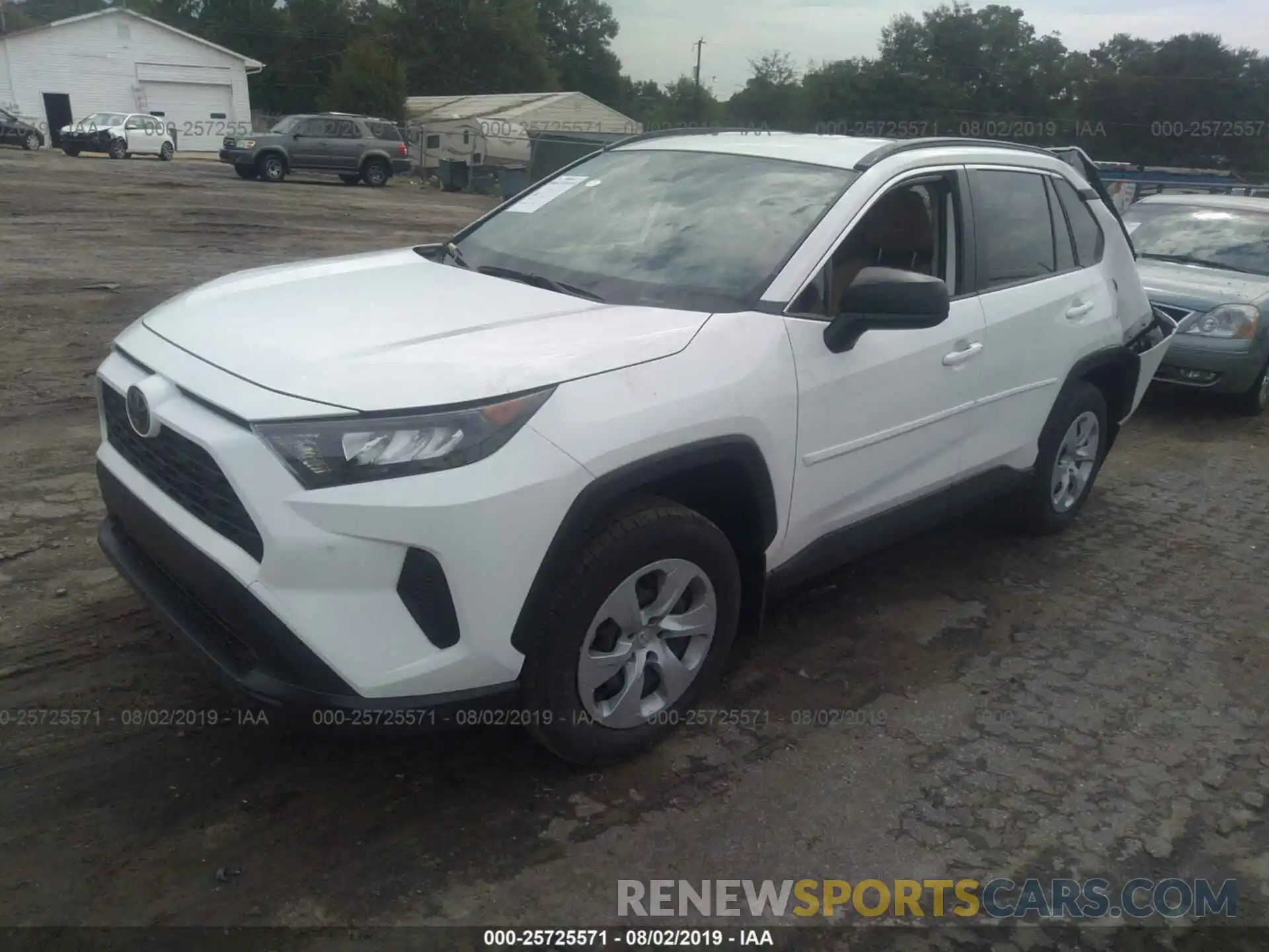 2 Photograph of a damaged car JTMH1RFV9KD513718 TOYOTA RAV4 2019