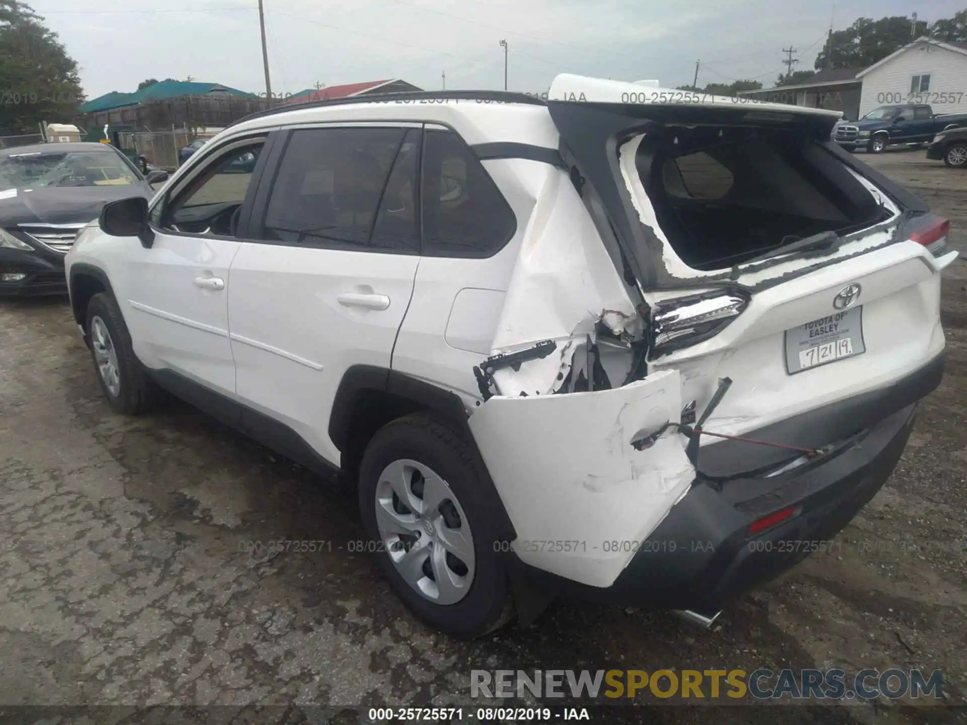 3 Фотография поврежденного автомобиля JTMH1RFV9KD513718 TOYOTA RAV4 2019