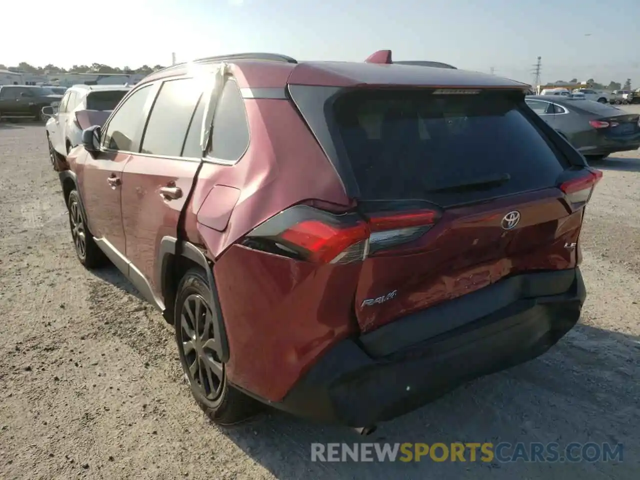 3 Photograph of a damaged car JTMH1RFV9KJ003824 TOYOTA RAV4 2019