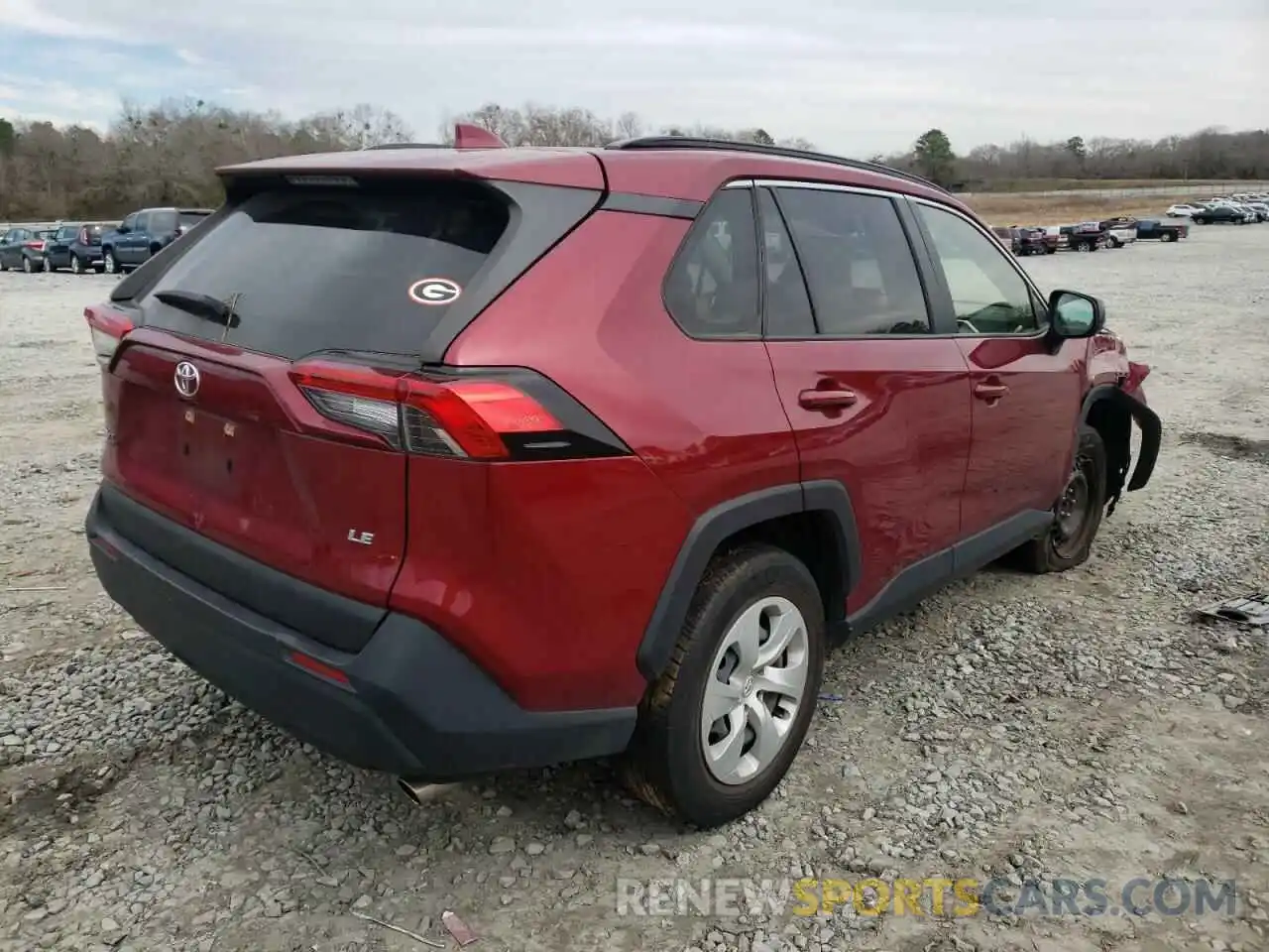 4 Photograph of a damaged car JTMH1RFV9KJ007940 TOYOTA RAV4 2019