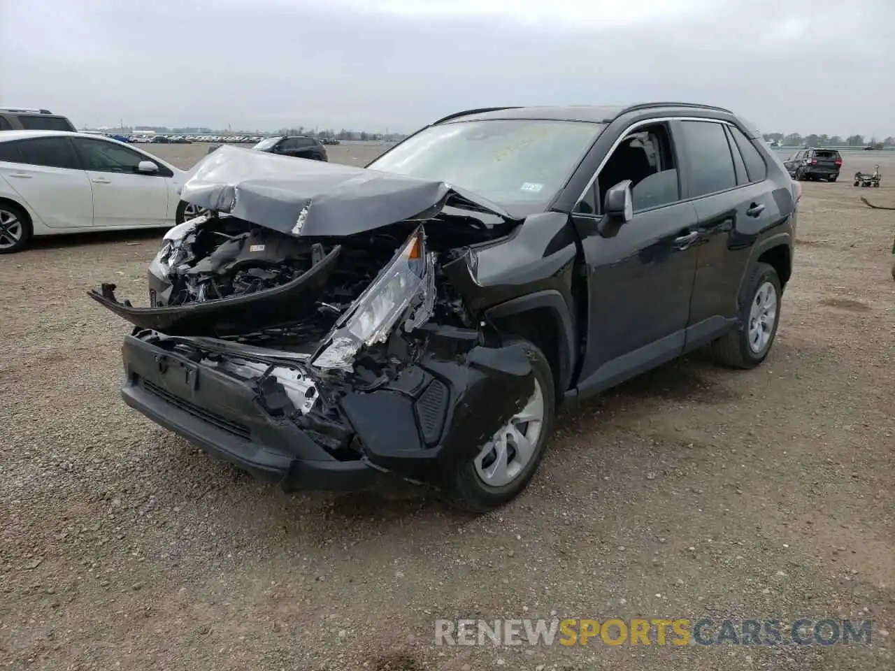 2 Photograph of a damaged car JTMH1RFV9KJ008652 TOYOTA RAV4 2019