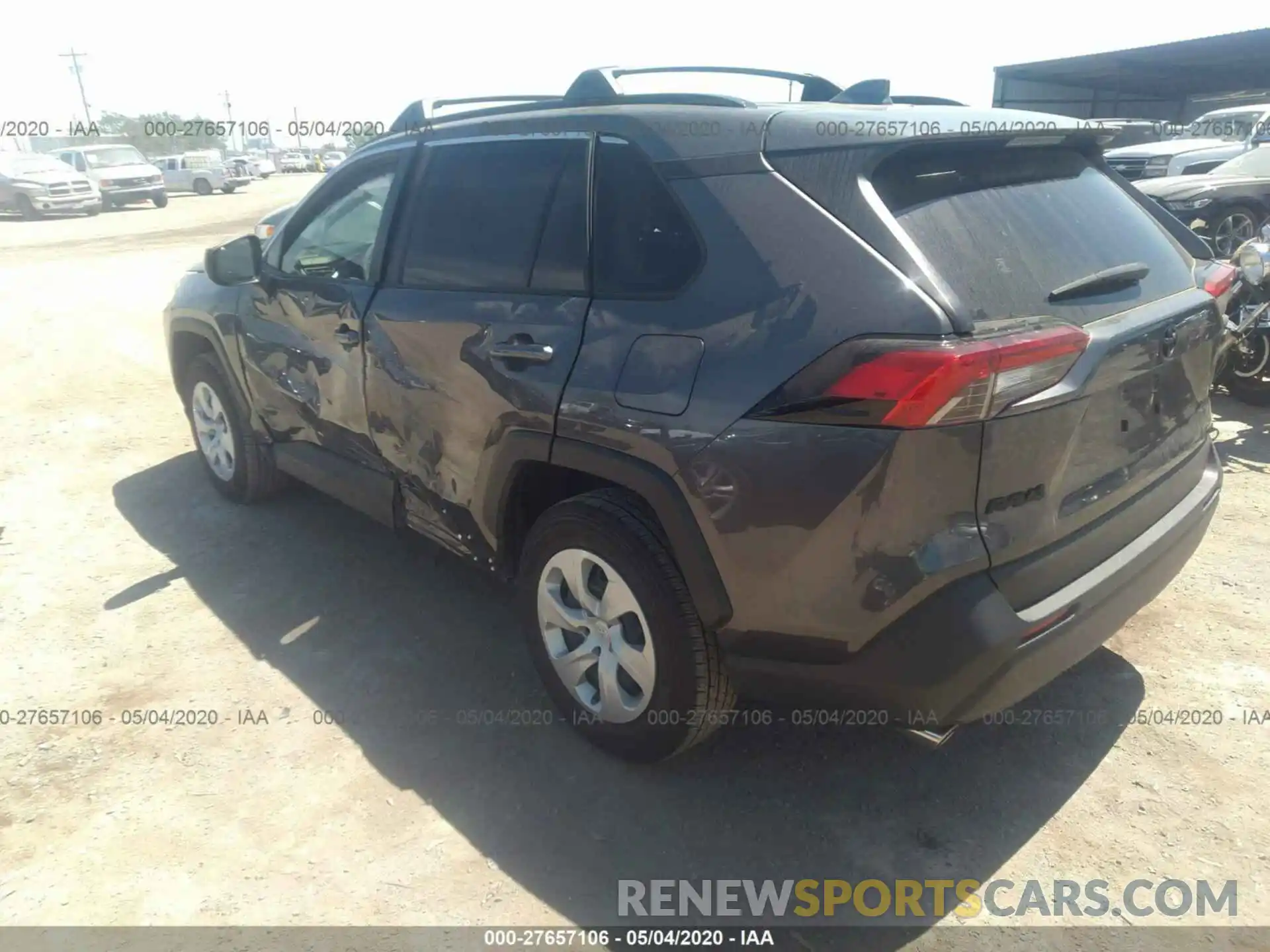 3 Photograph of a damaged car JTMH1RFV9KJ008778 TOYOTA RAV4 2019