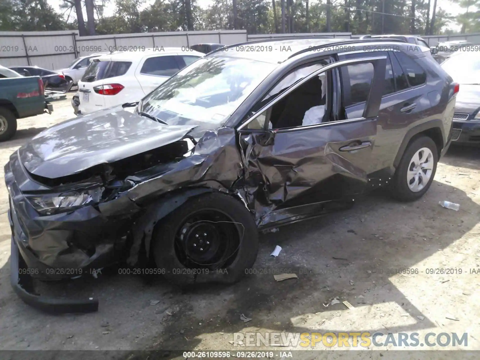 2 Photograph of a damaged car JTMH1RFV9KJ009090 TOYOTA RAV4 2019