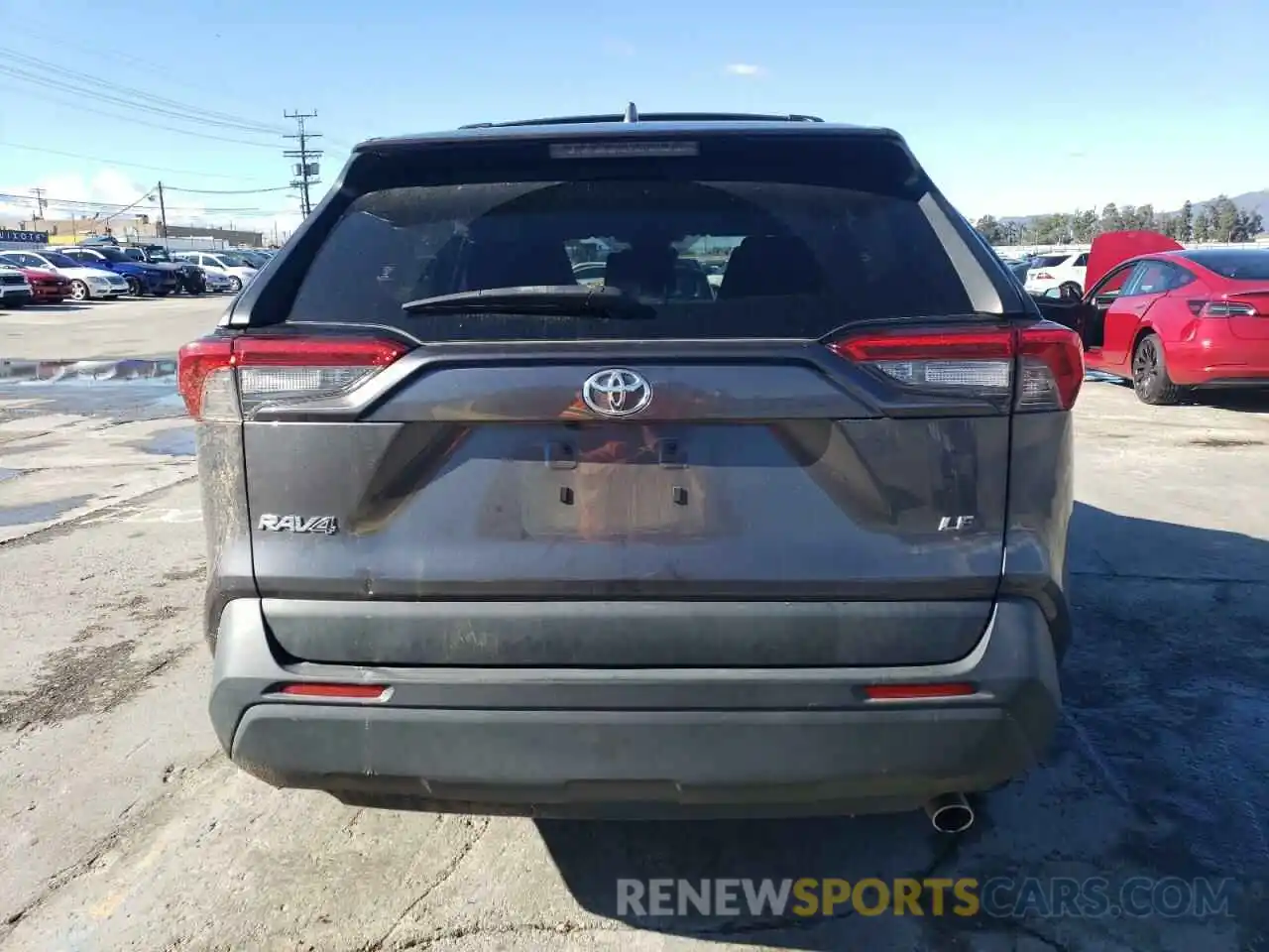 6 Photograph of a damaged car JTMH1RFV9KJ009817 TOYOTA RAV4 2019