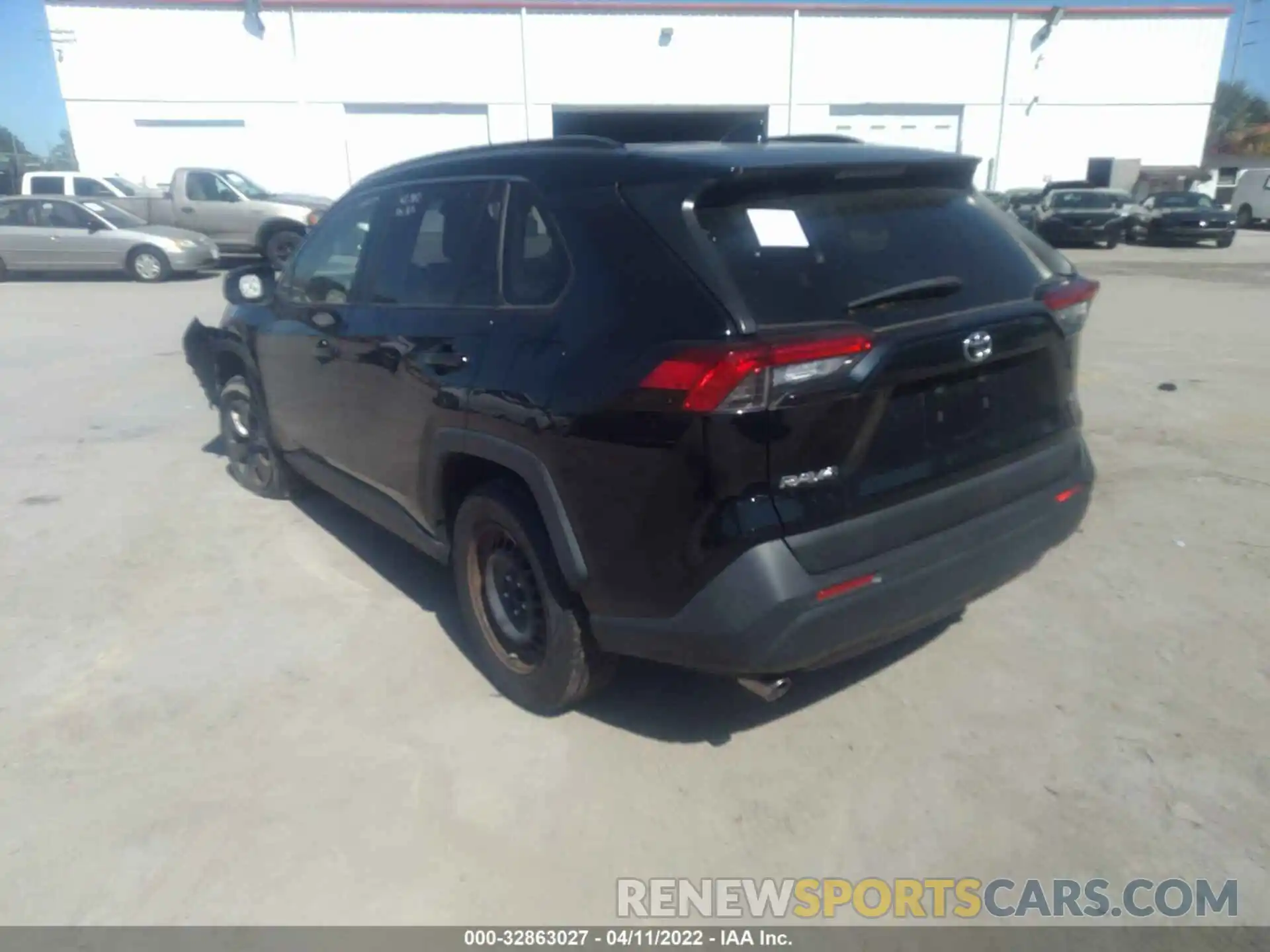 3 Фотография поврежденного автомобиля JTMH1RFVXKD005354 TOYOTA RAV4 2019