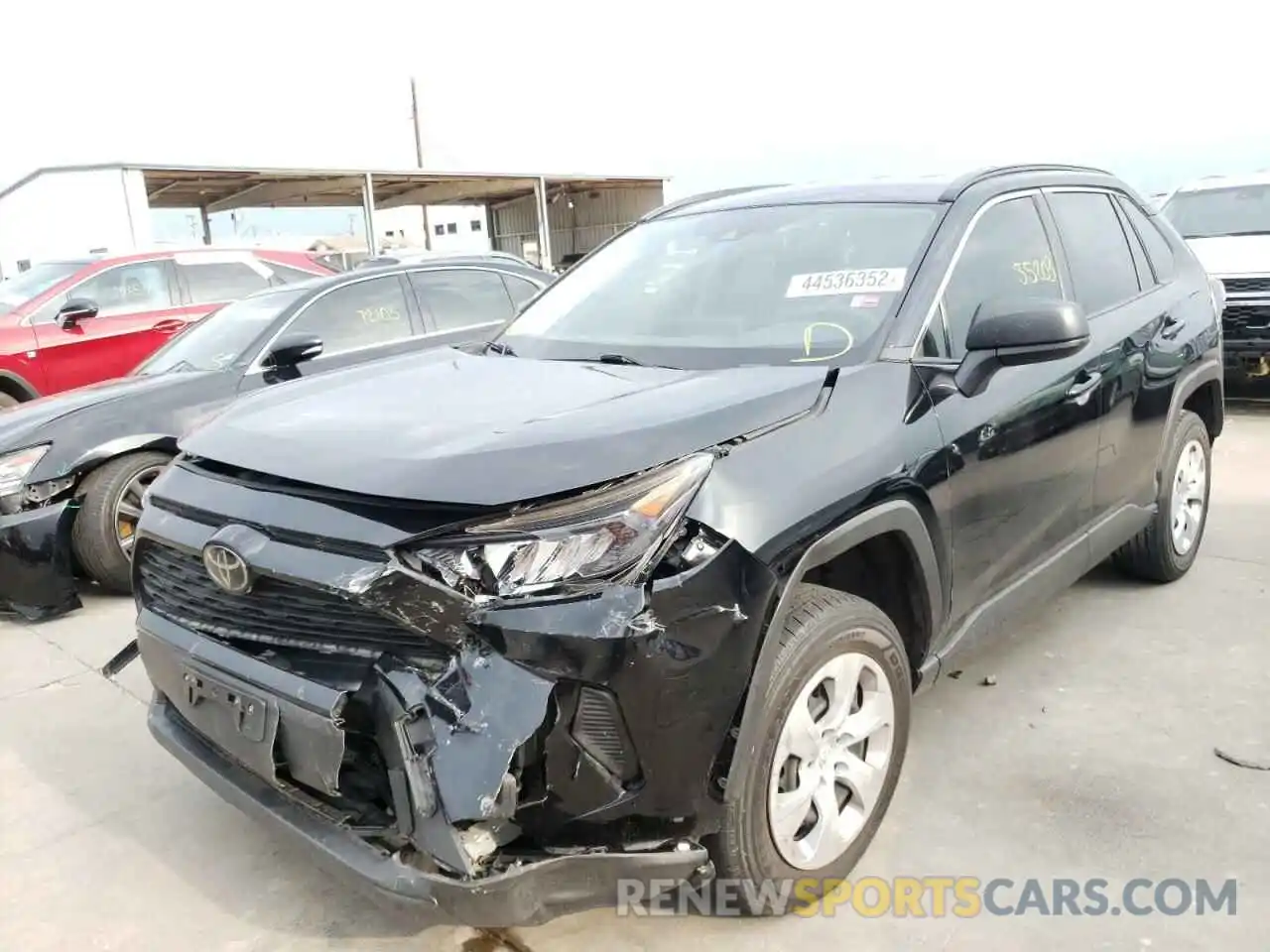 2 Photograph of a damaged car JTMH1RFVXKD005791 TOYOTA RAV4 2019