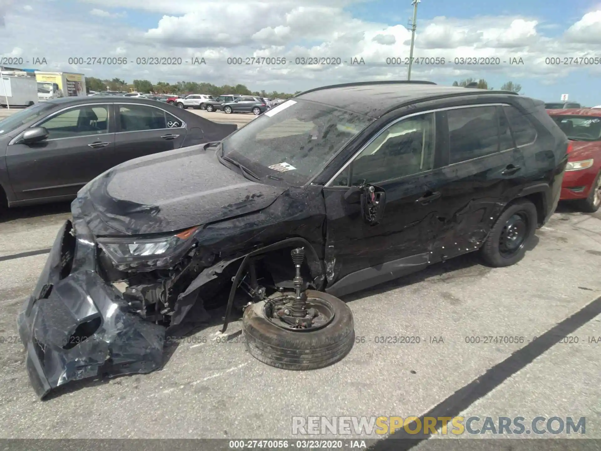 6 Photograph of a damaged car JTMH1RFVXKD014376 TOYOTA RAV4 2019