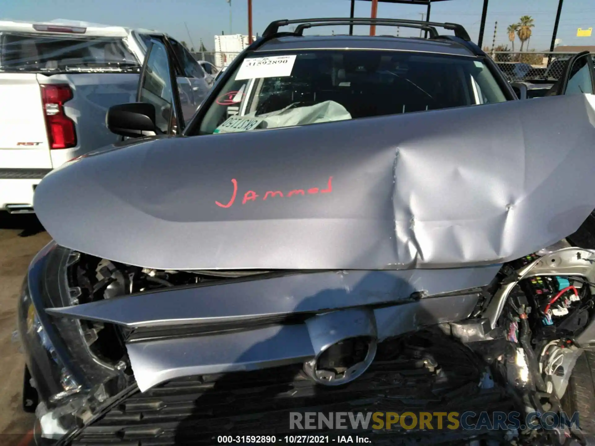 10 Photograph of a damaged car JTMH1RFVXKD019898 TOYOTA RAV4 2019