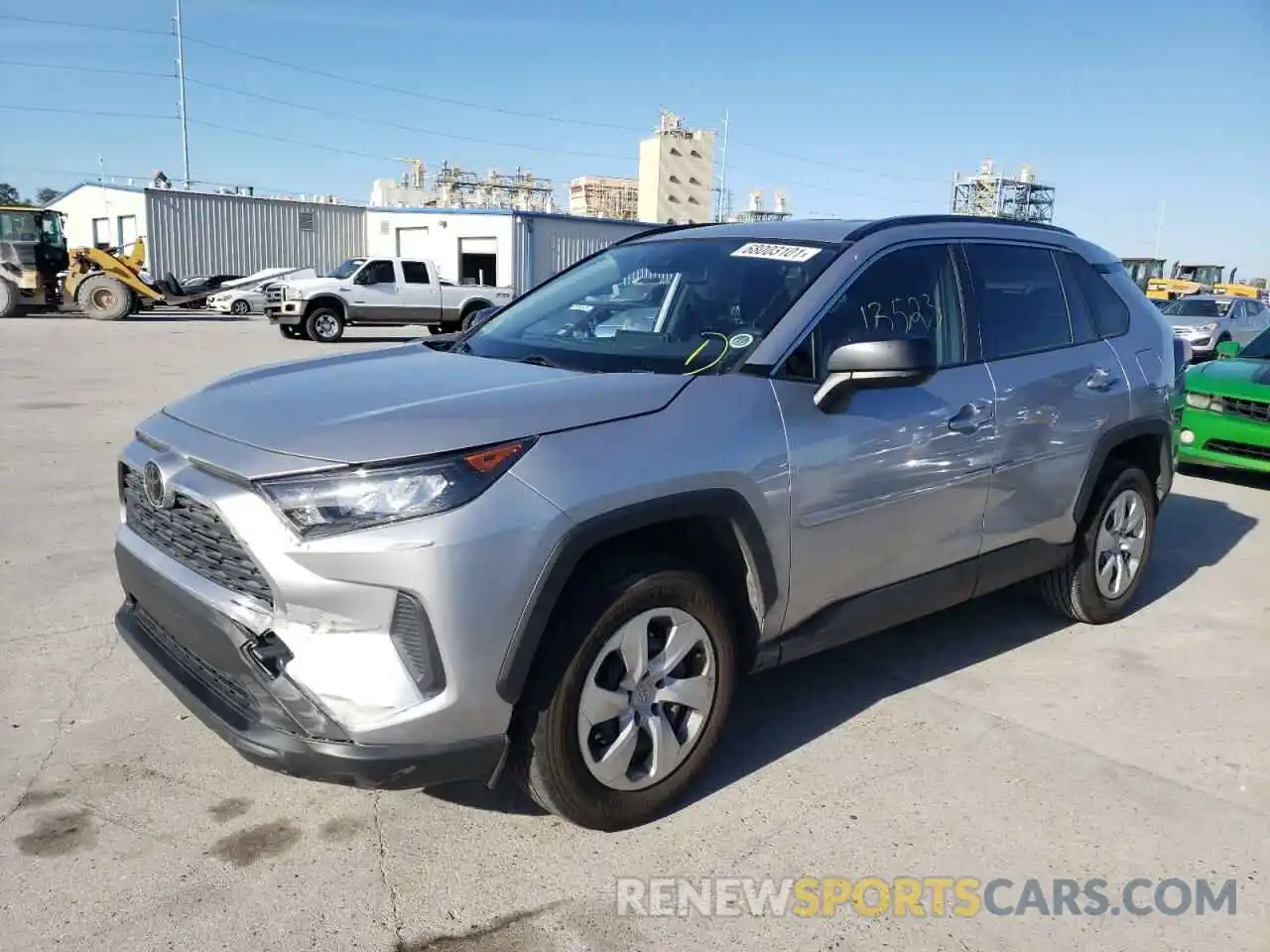 2 Photograph of a damaged car JTMH1RFVXKD025362 TOYOTA RAV4 2019