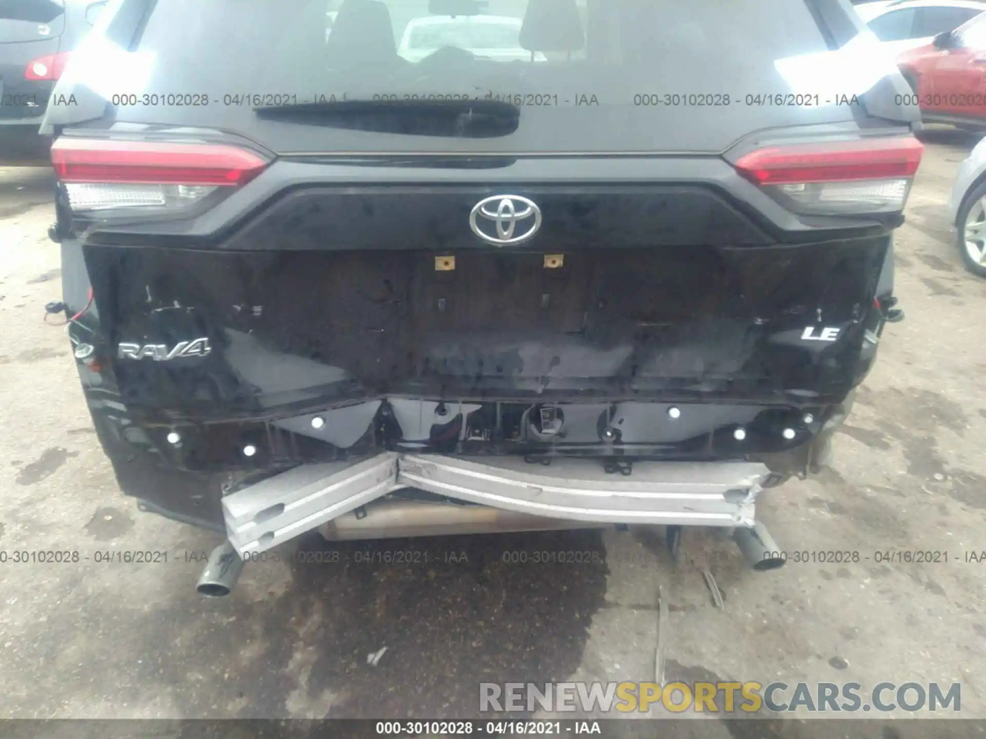 6 Фотография поврежденного автомобиля JTMH1RFVXKD033865 TOYOTA RAV4 2019