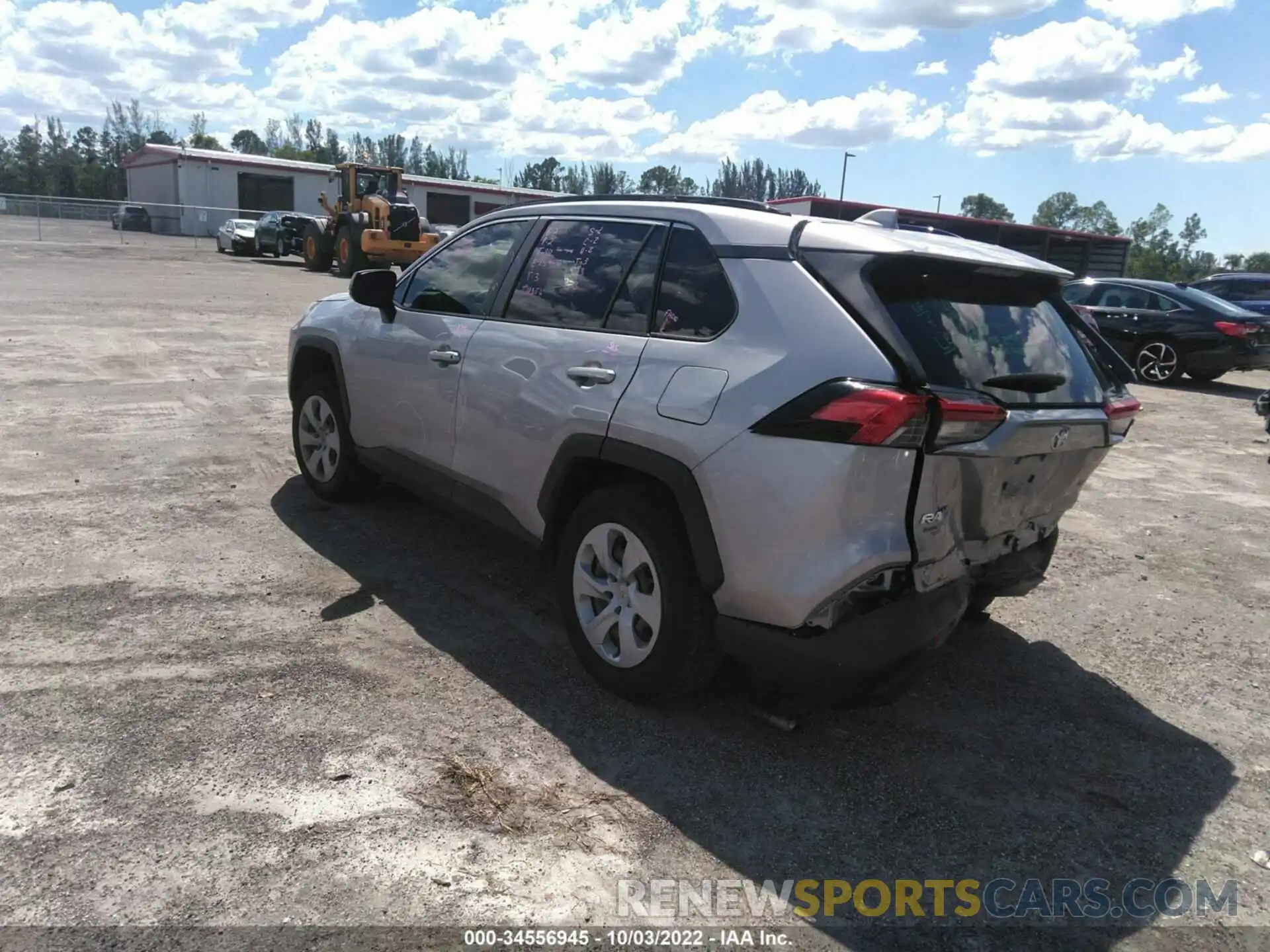 3 Photograph of a damaged car JTMH1RFVXKD041805 TOYOTA RAV4 2019