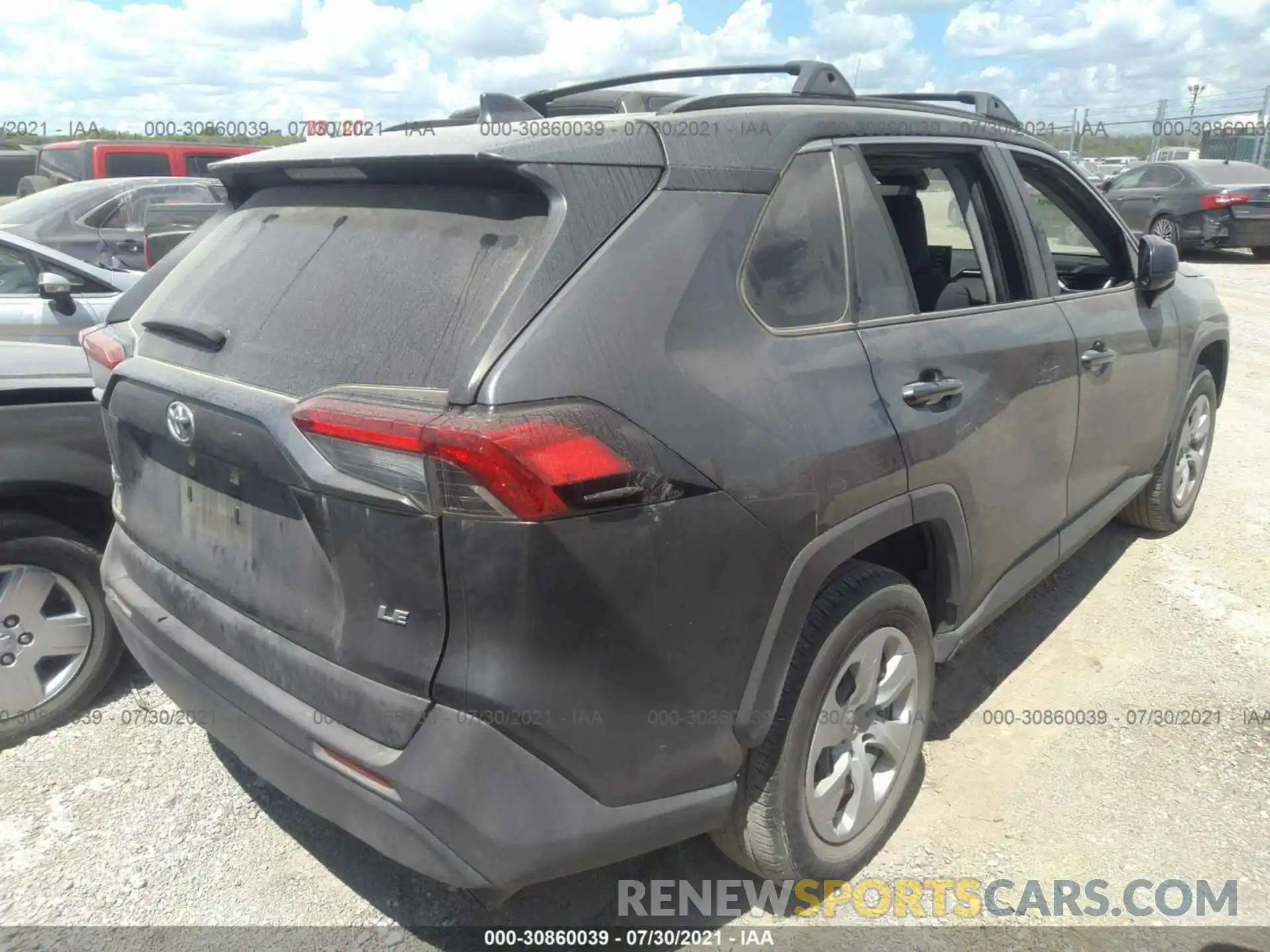 4 Фотография поврежденного автомобиля JTMH1RFVXKD500623 TOYOTA RAV4 2019