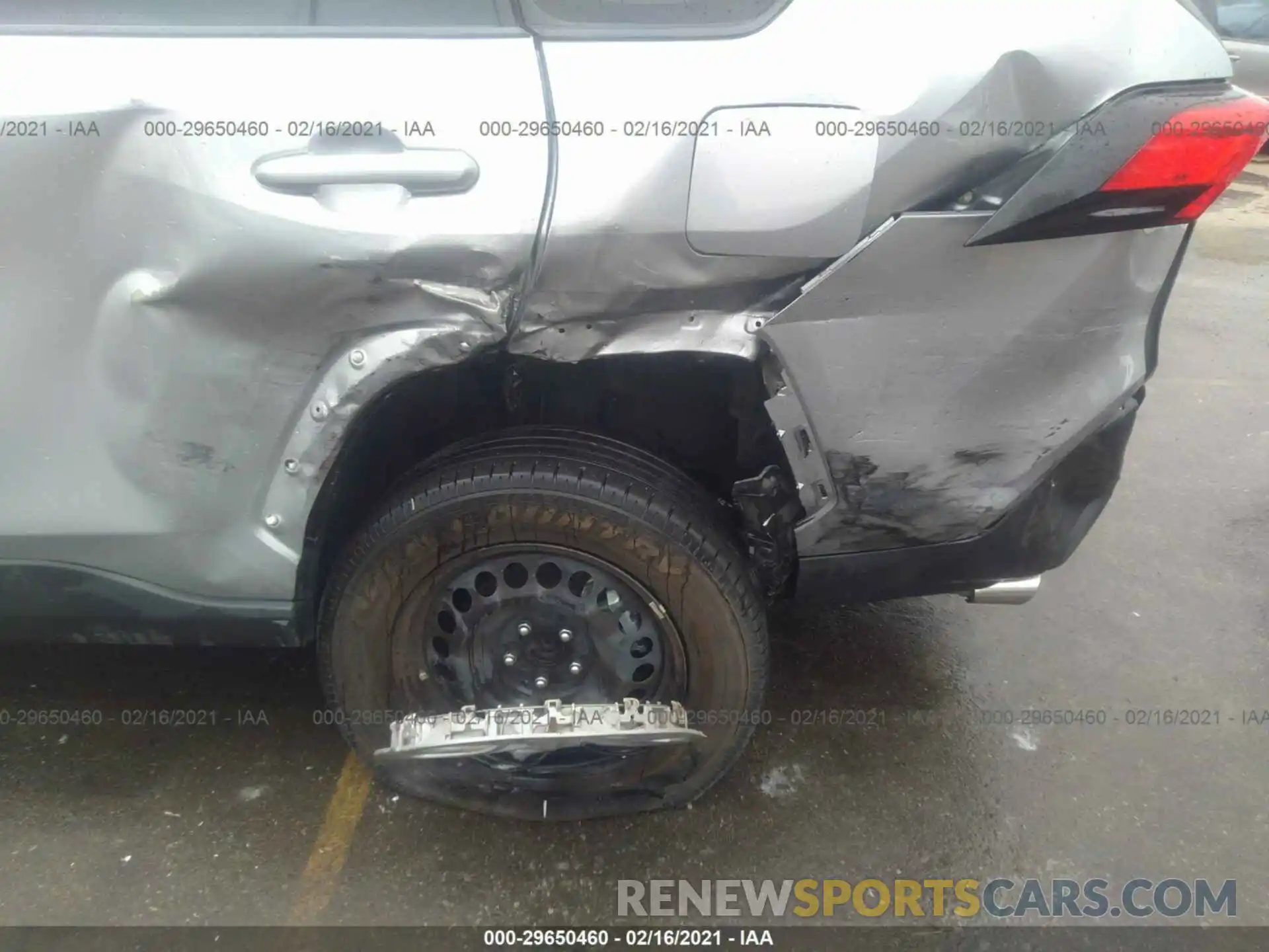 6 Фотография поврежденного автомобиля JTMH1RFVXKD501030 TOYOTA RAV4 2019
