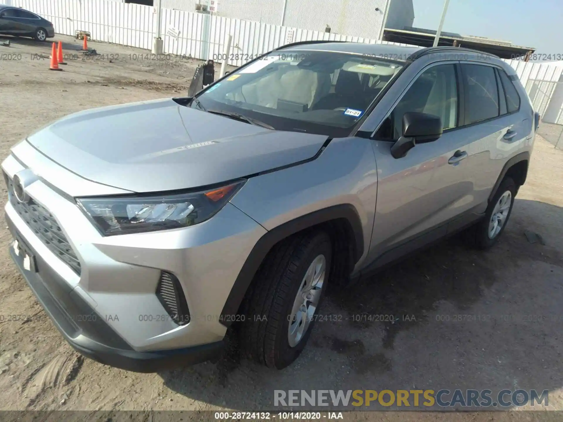 2 Фотография поврежденного автомобиля JTMH1RFVXKJ003346 TOYOTA RAV4 2019