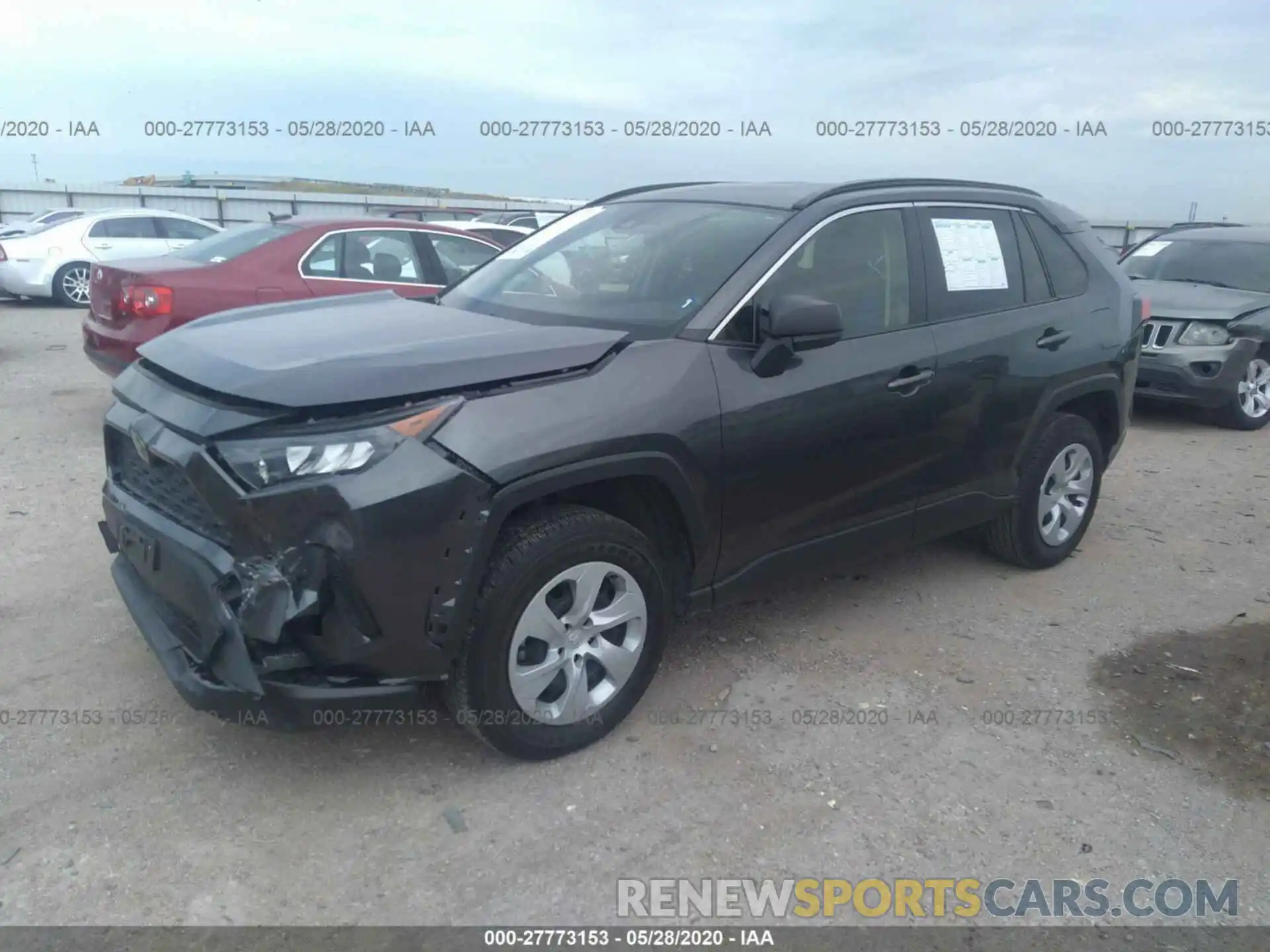 2 Фотография поврежденного автомобиля JTMH1RFVXKJ004495 TOYOTA RAV4 2019