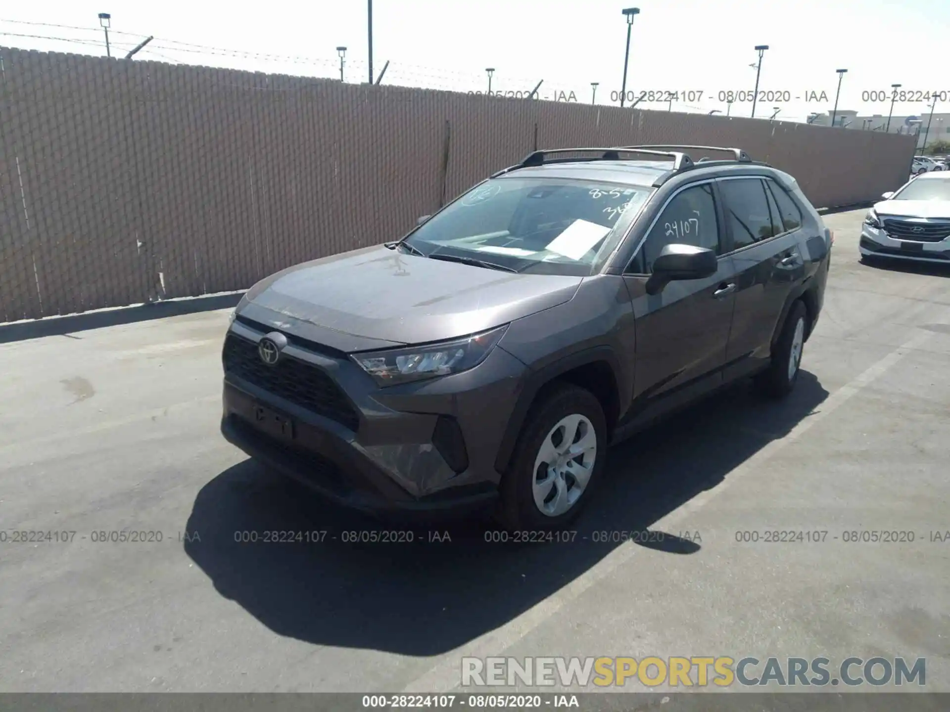 2 Фотография поврежденного автомобиля JTMH1RFVXKJ006506 TOYOTA RAV4 2019