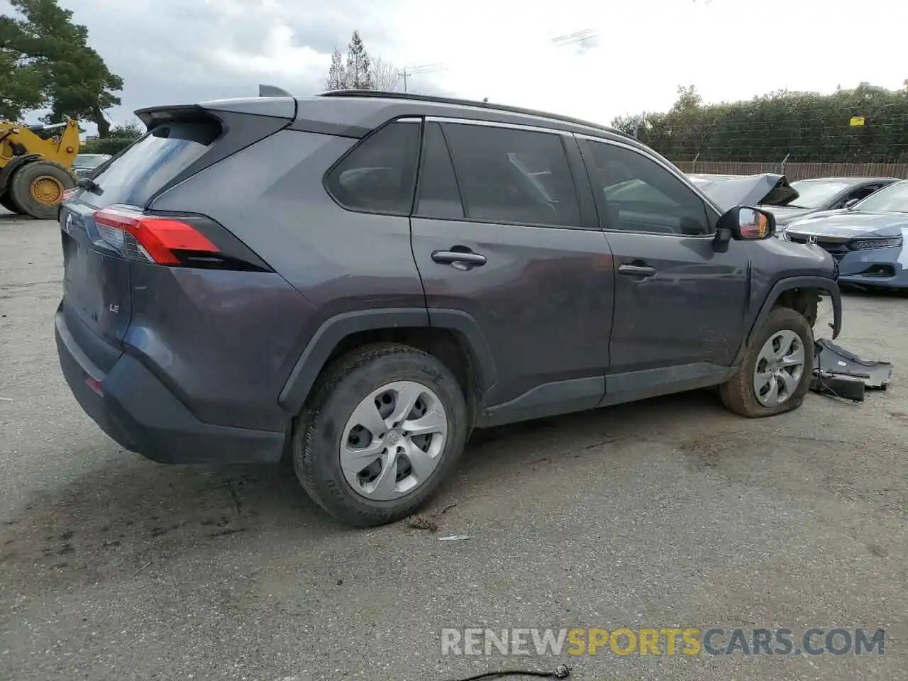 3 Photograph of a damaged car JTMH1RFVXKJ008644 TOYOTA RAV4 2019