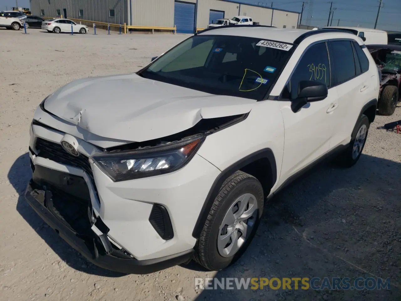 2 Photograph of a damaged car JTMH1RFVXKJ010202 TOYOTA RAV4 2019