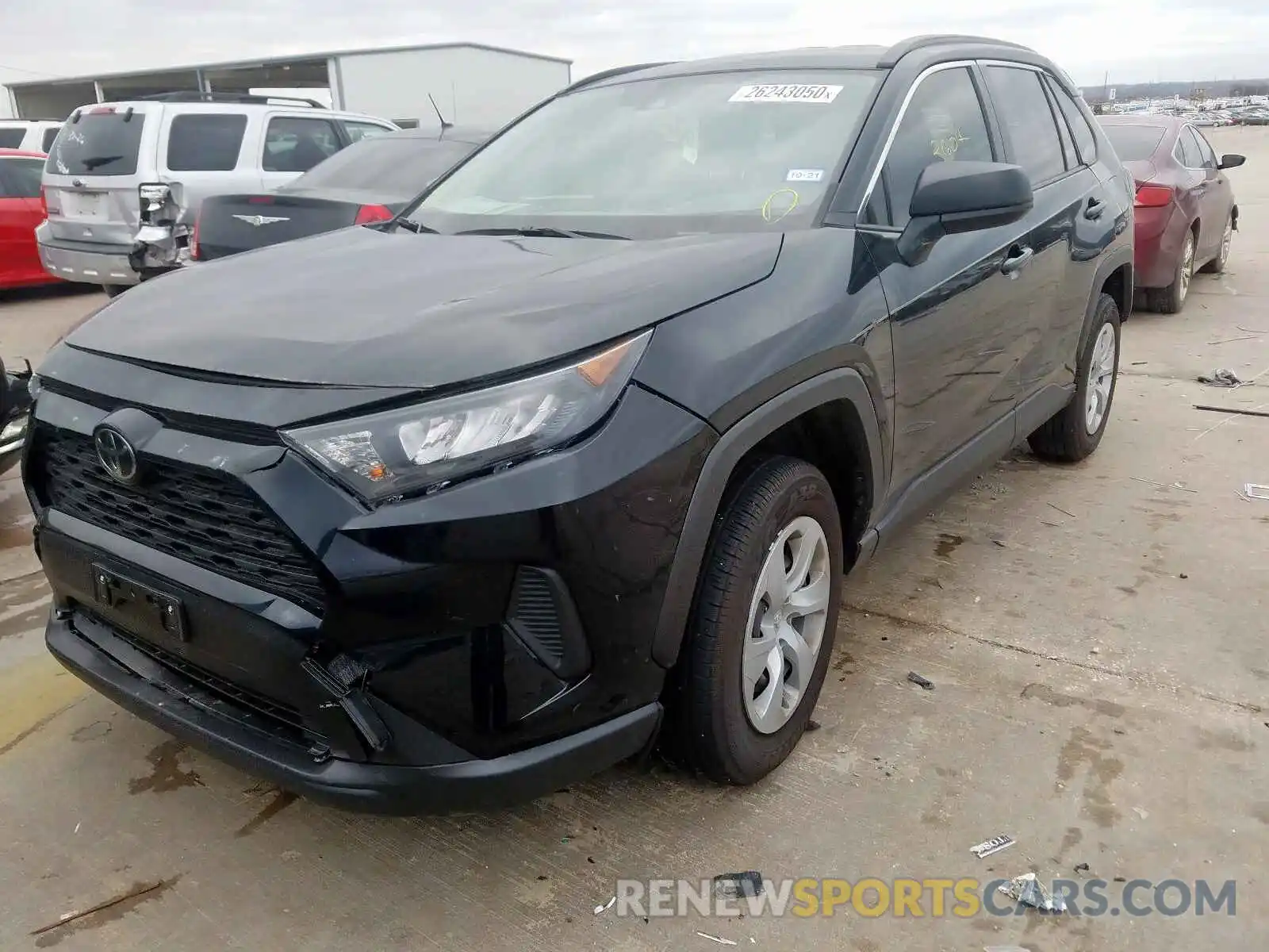 2 Photograph of a damaged car JTMH1RFVXKJ016310 TOYOTA RAV4 2019