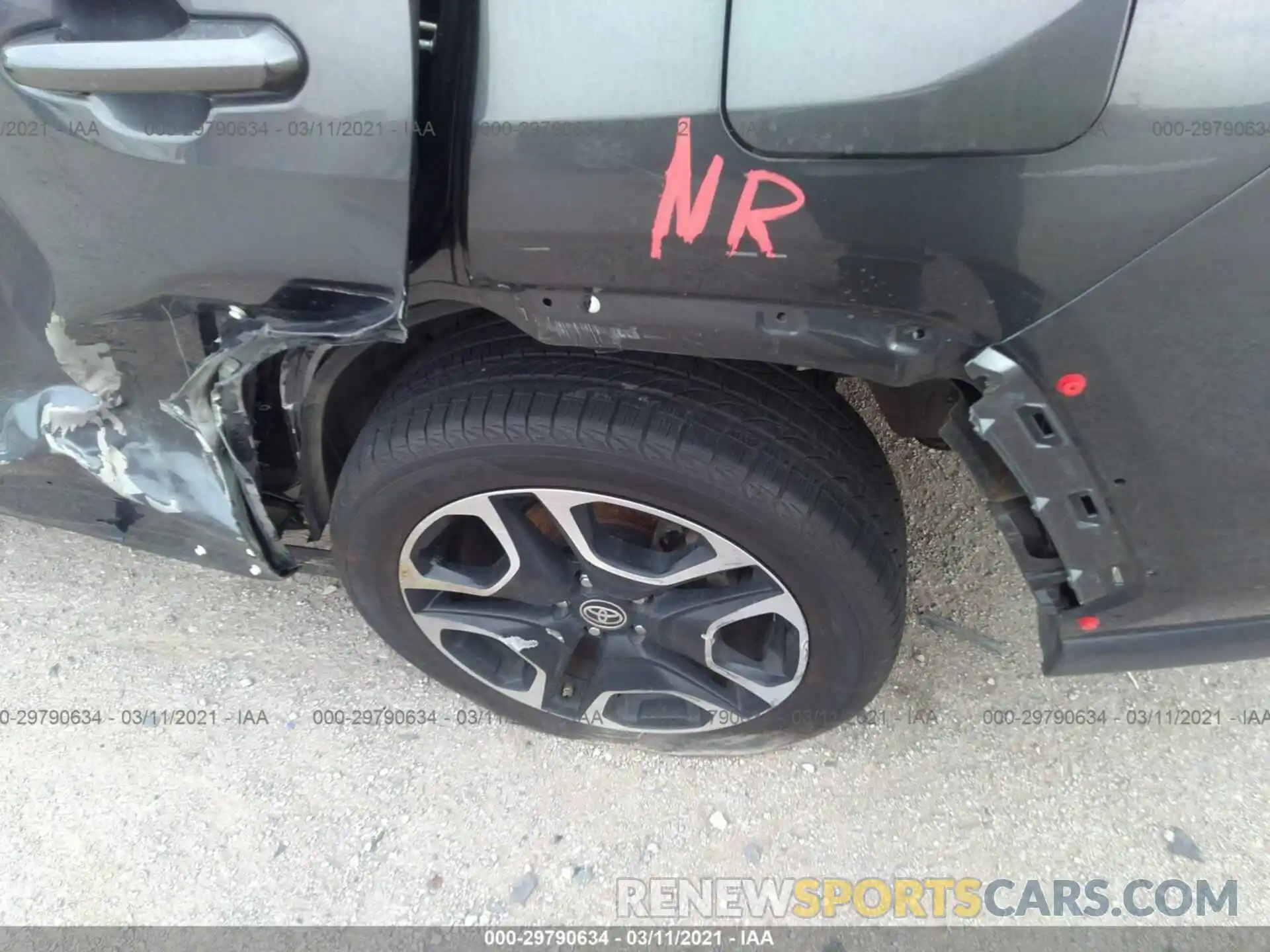 13 Photograph of a damaged car JTMJ1RFV4KJ022816 TOYOTA RAV4 2019