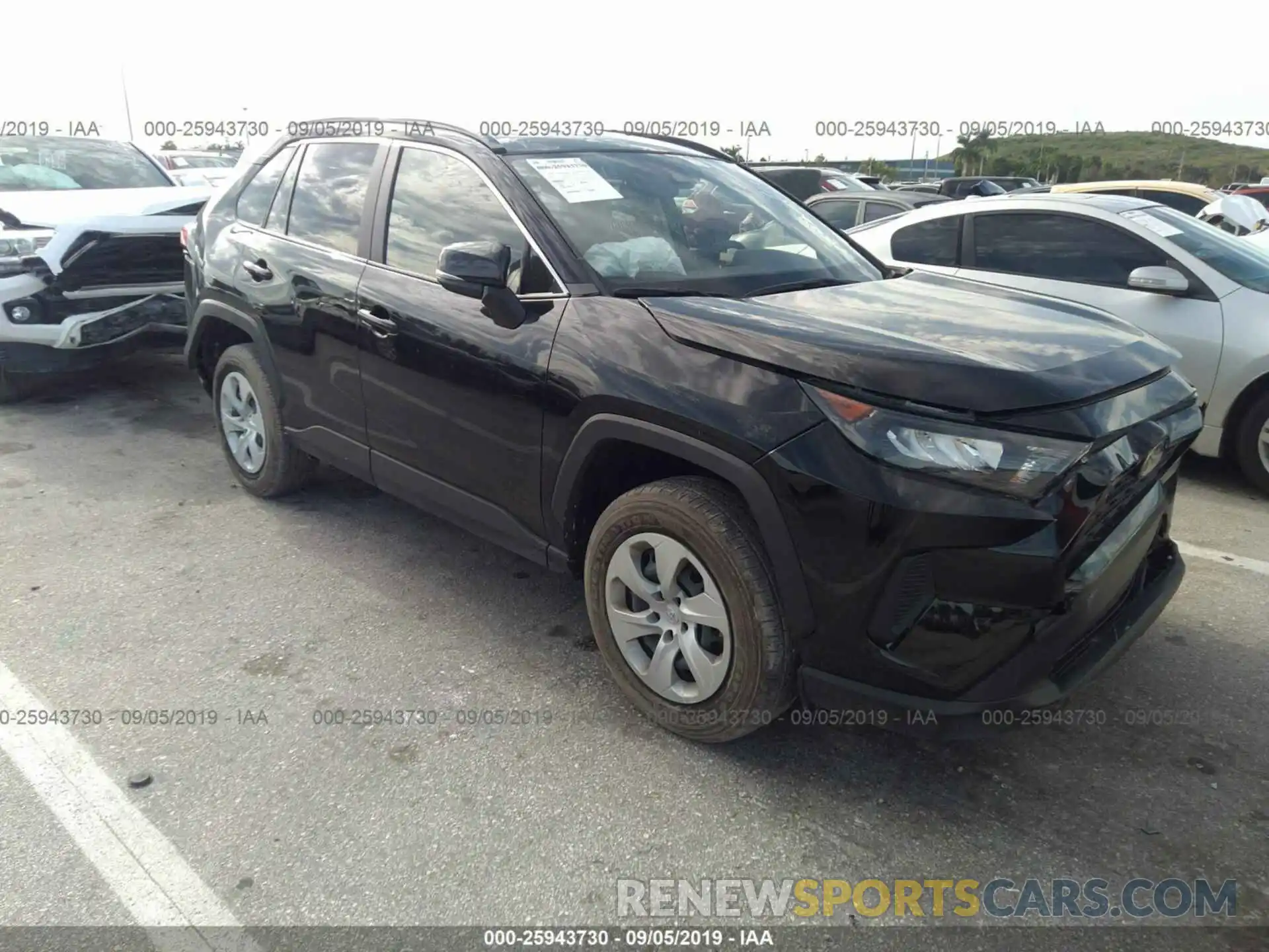 1 Фотография поврежденного автомобиля JTMK1RFV0KD009726 TOYOTA RAV4 2019